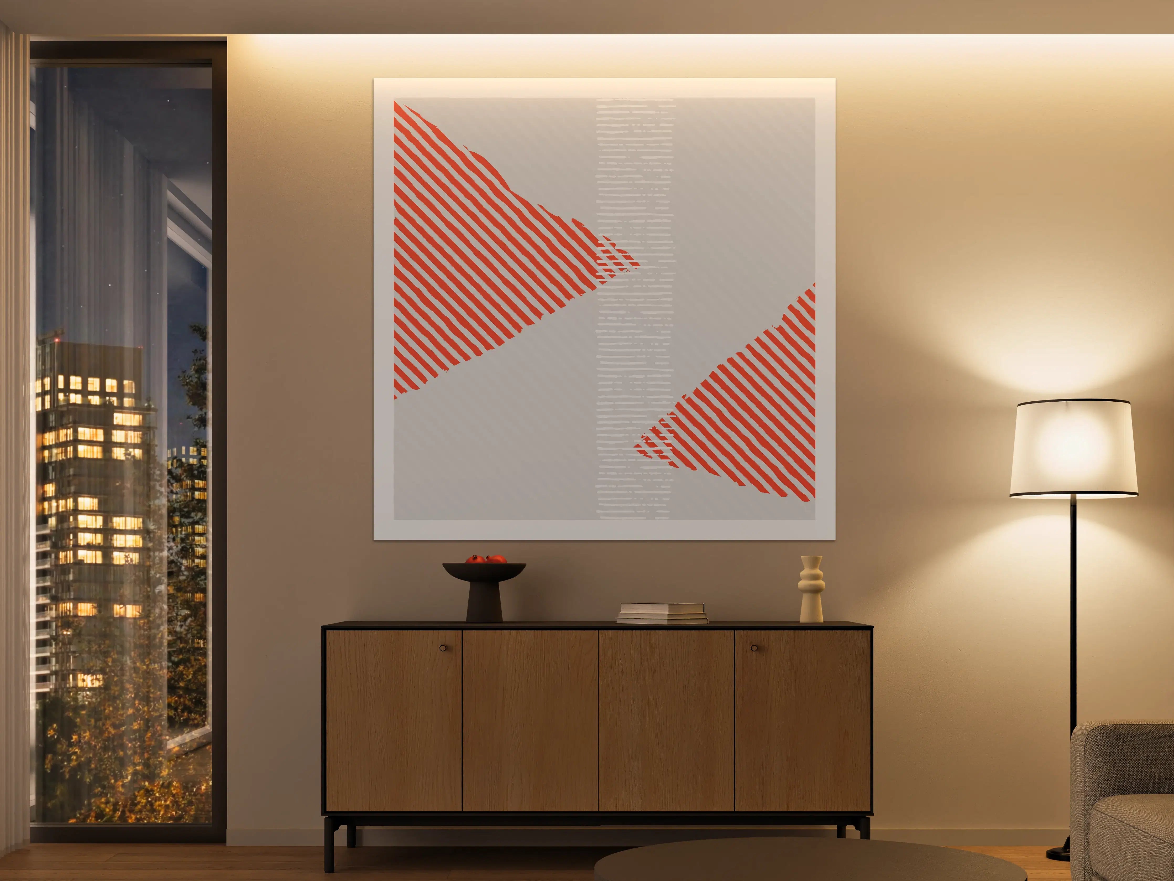 Große Wandbilder - Moderne abstrakte Musterwandkunst