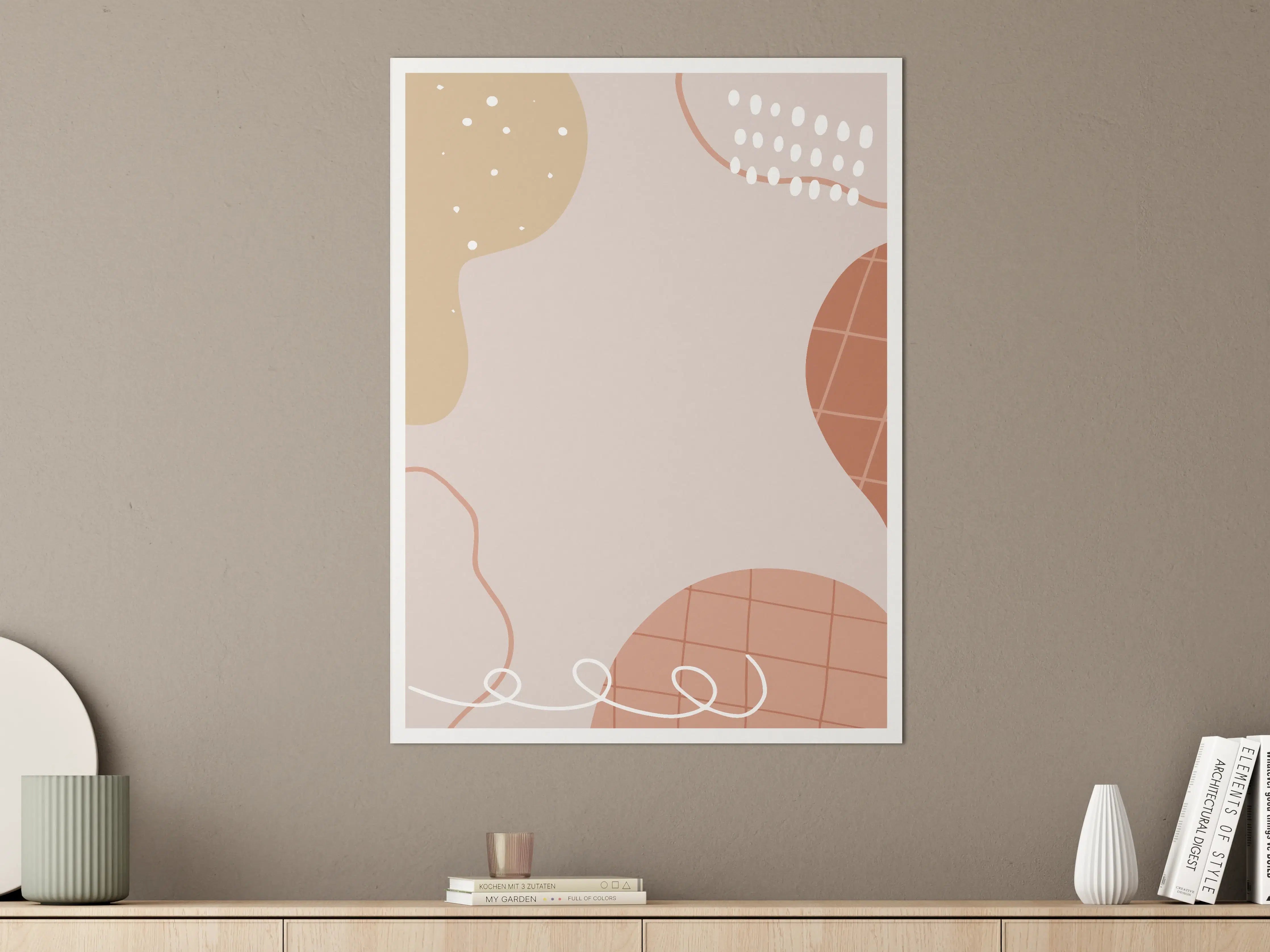 Große Wandbilder - Moderne abstrakte Pastell-Designs