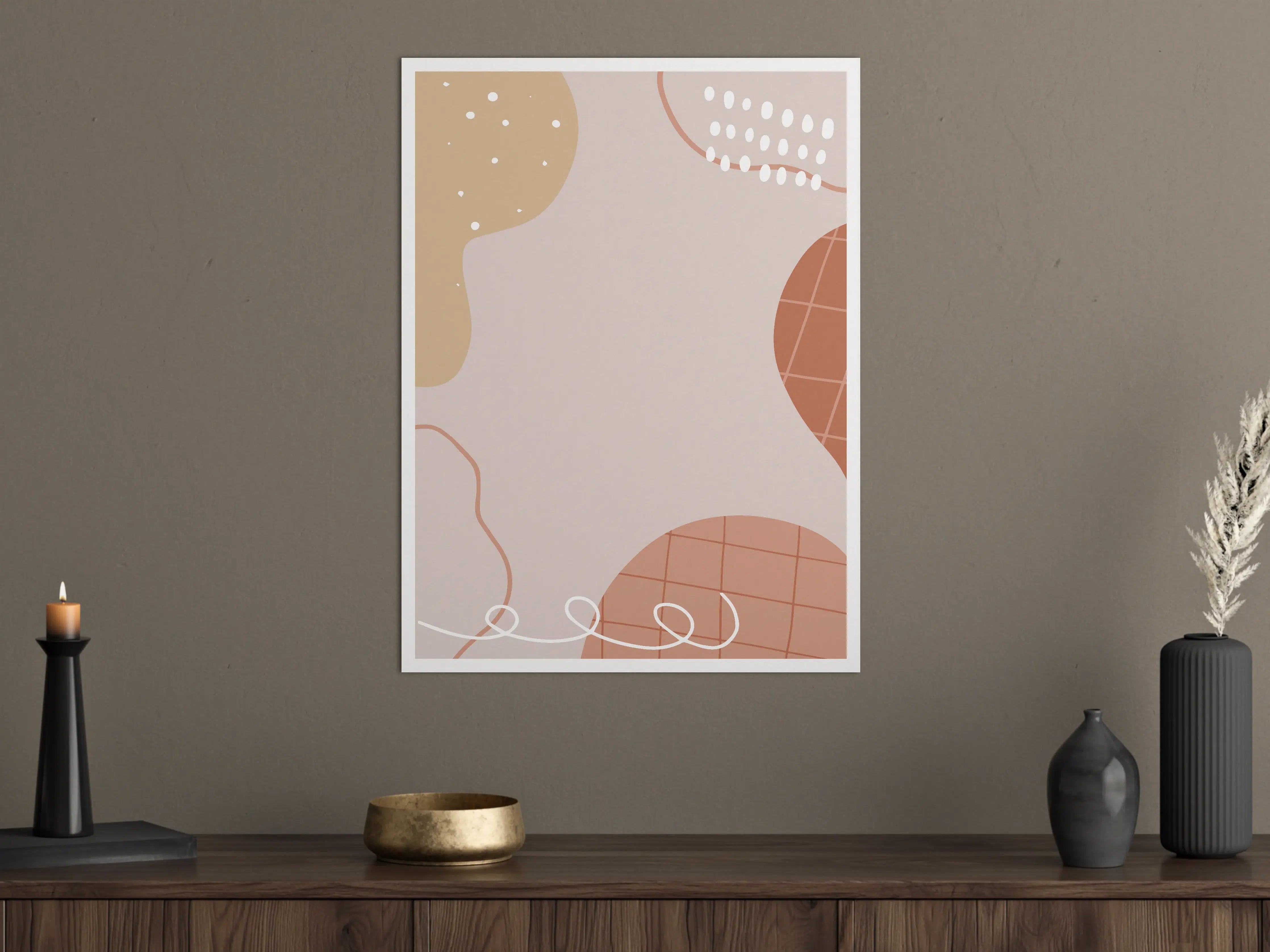 Große Wandbilder - Moderne abstrakte Pastell-Designs