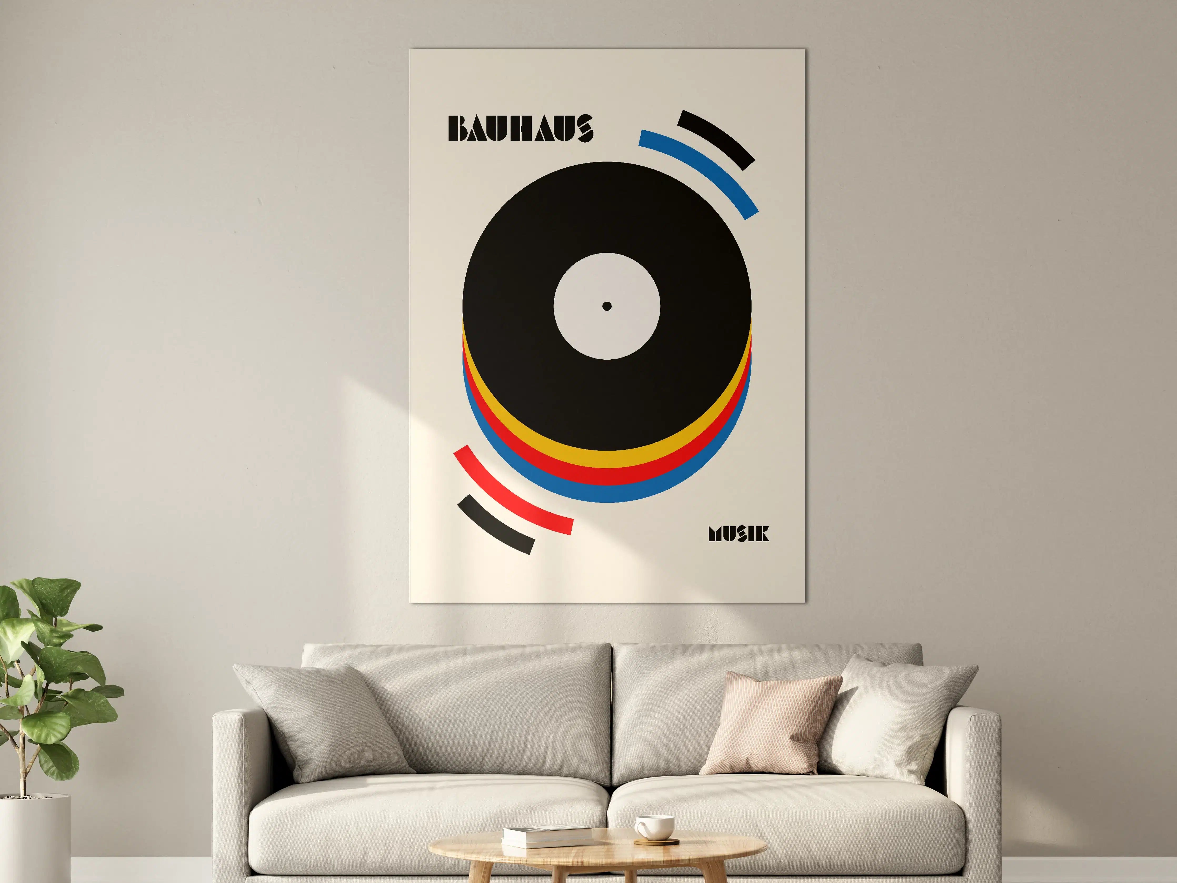 Große Wandbilder - Moderne abstrakte Plattencover-Grafik