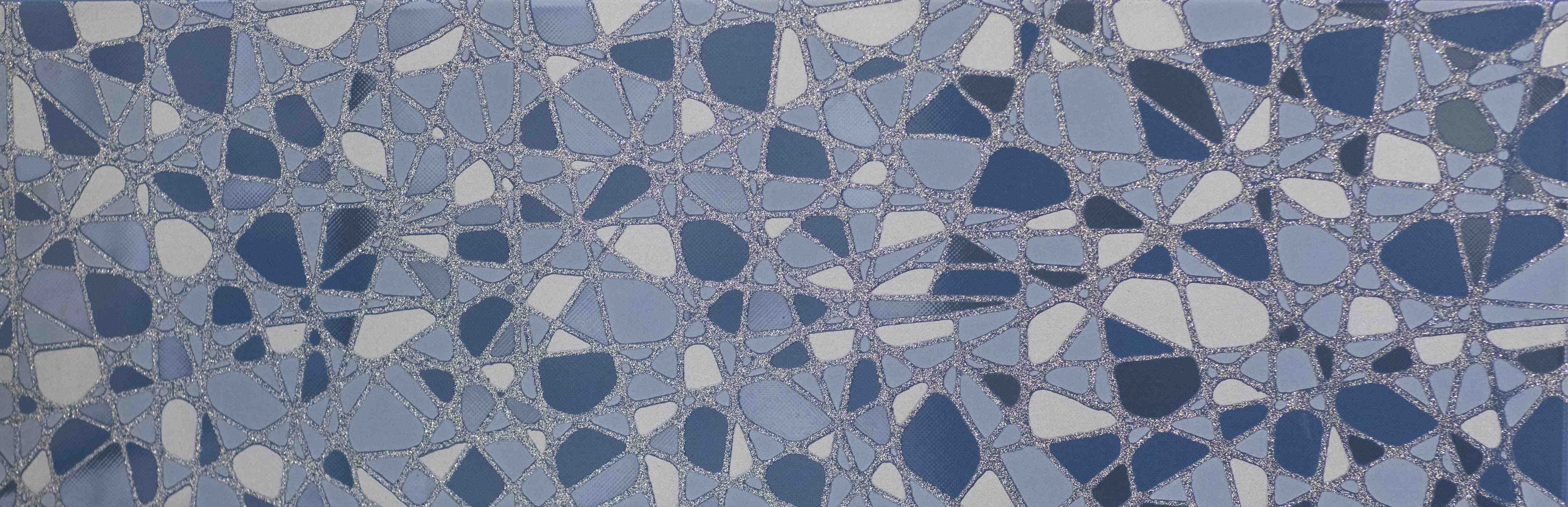 Große Wandbilder-Moderne blaue Mosaikstruktur