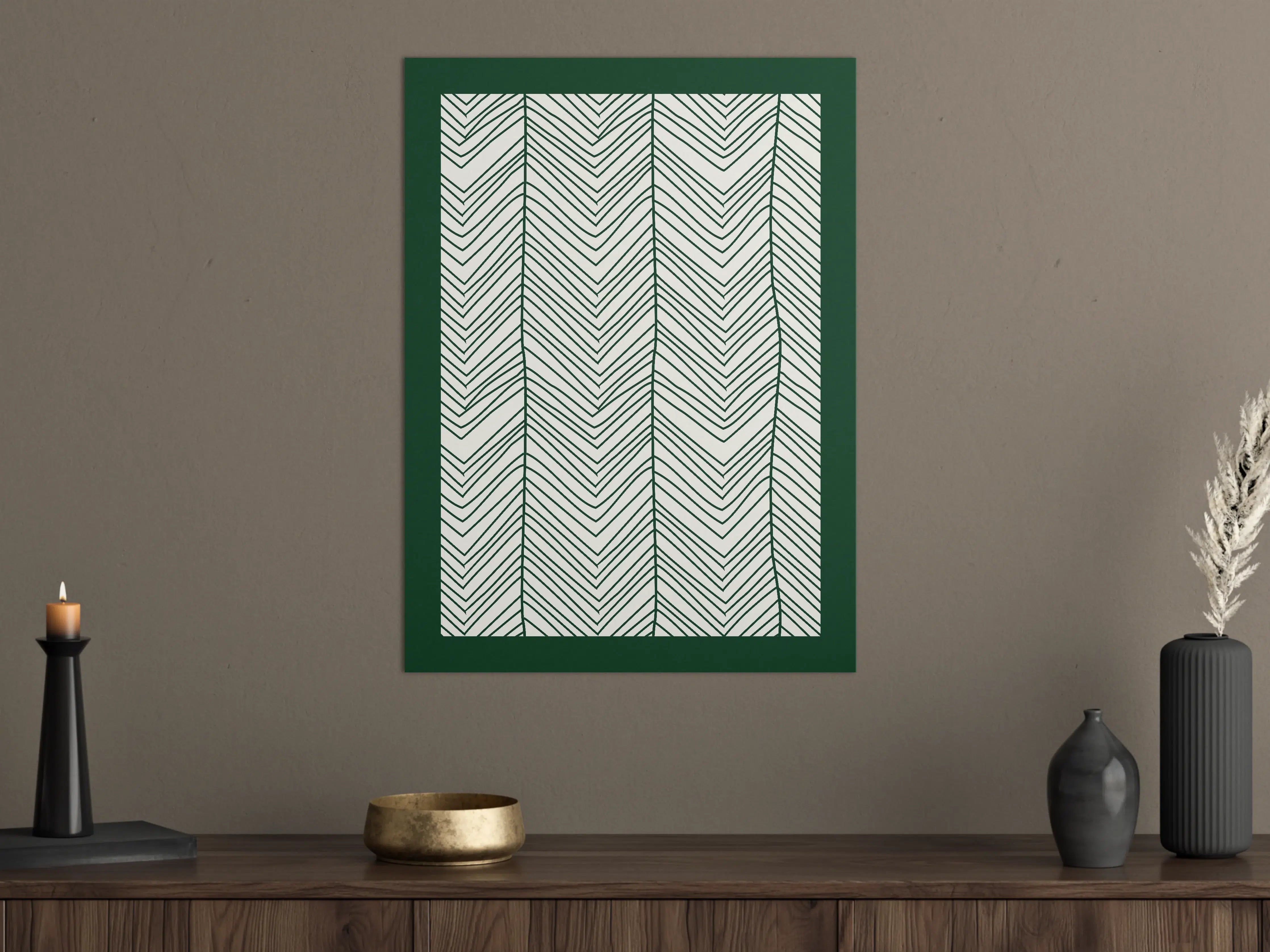 Große Wandbilder - Moderne geometrische Lineart-Wanddekoration