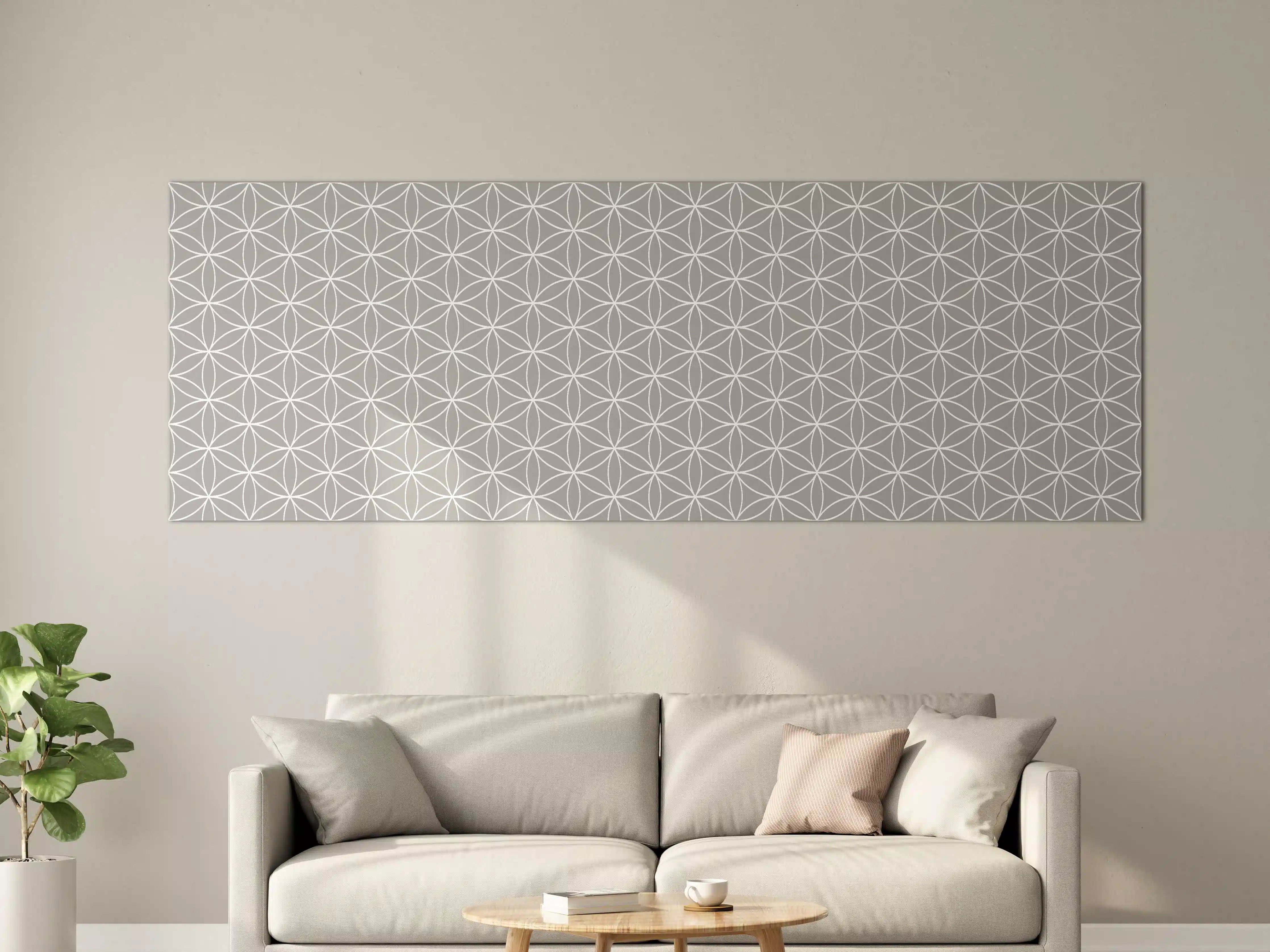 Große Wandbilder - Moderne graue Musterwand Arcrafte