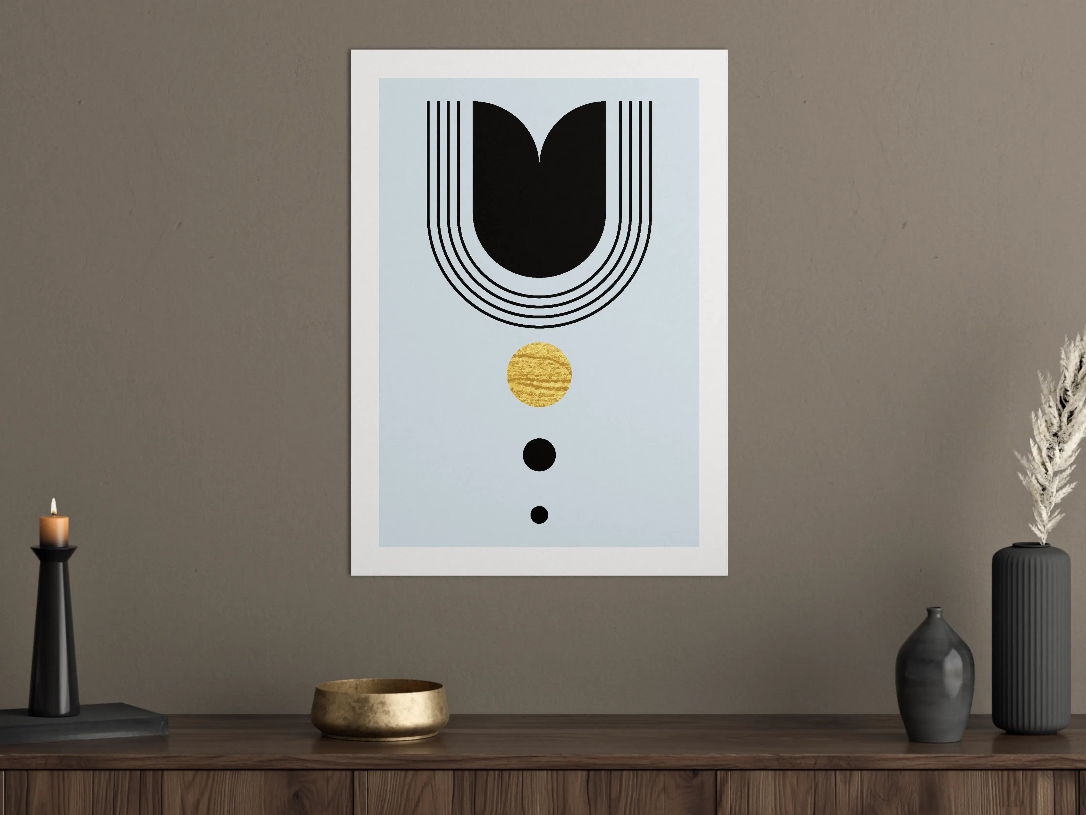 Große Wandbilder - Moderne, minimalistische Design-Ästhetik