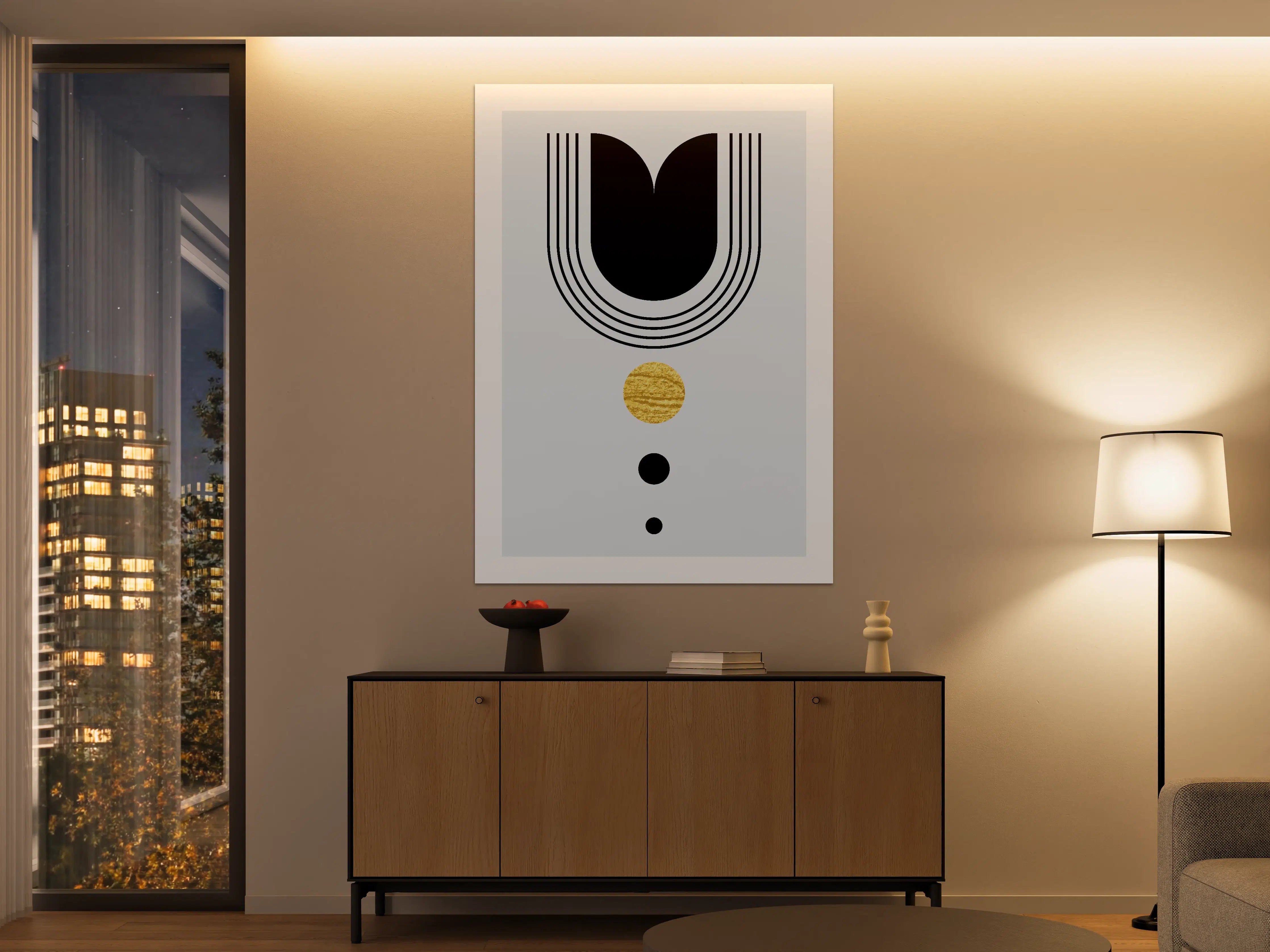 Große Wandbilder - Moderne, minimalistische Design-Ästhetik