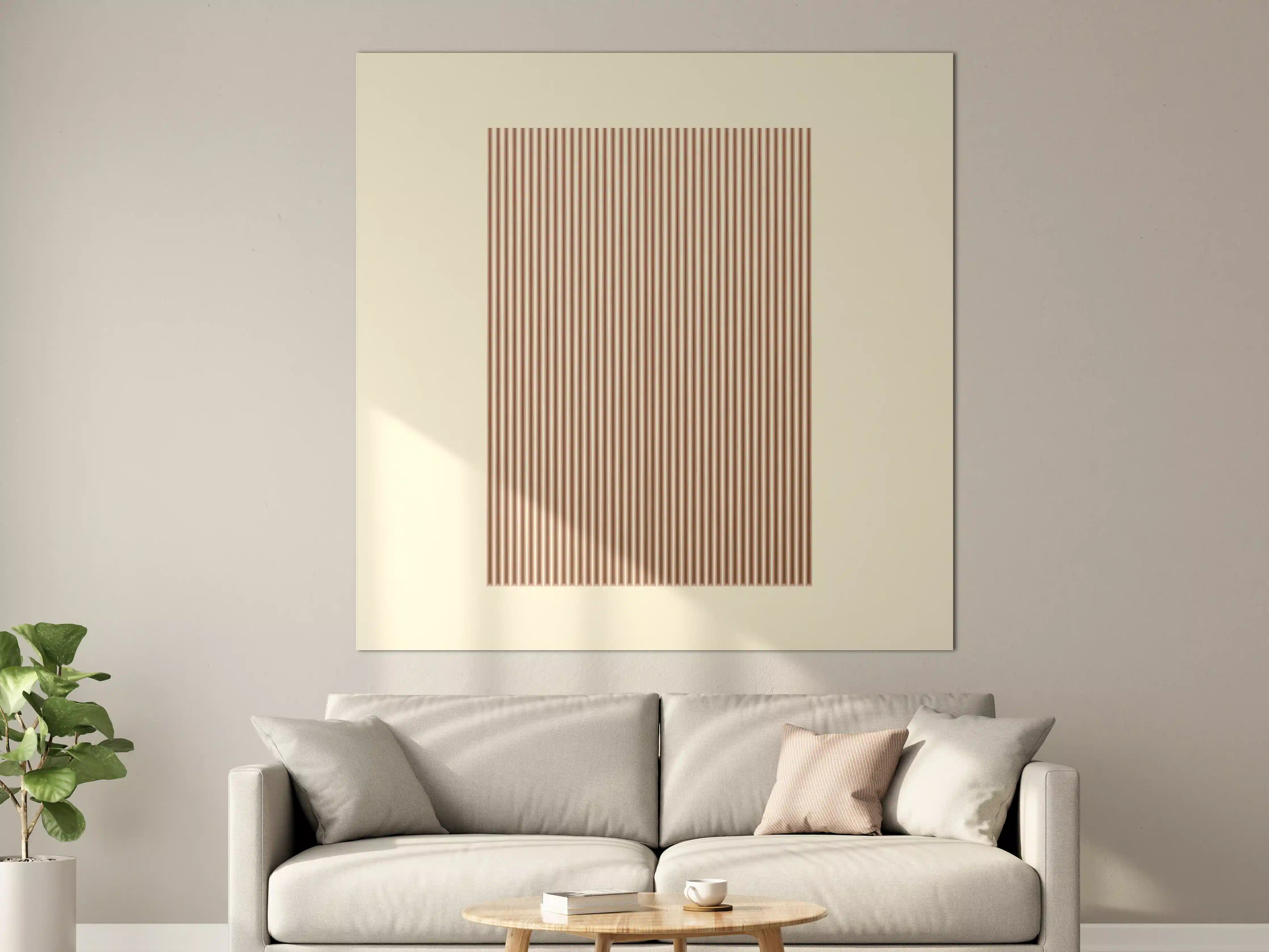 Große Wandbilder - Moderne, minimalistische Designstruktur