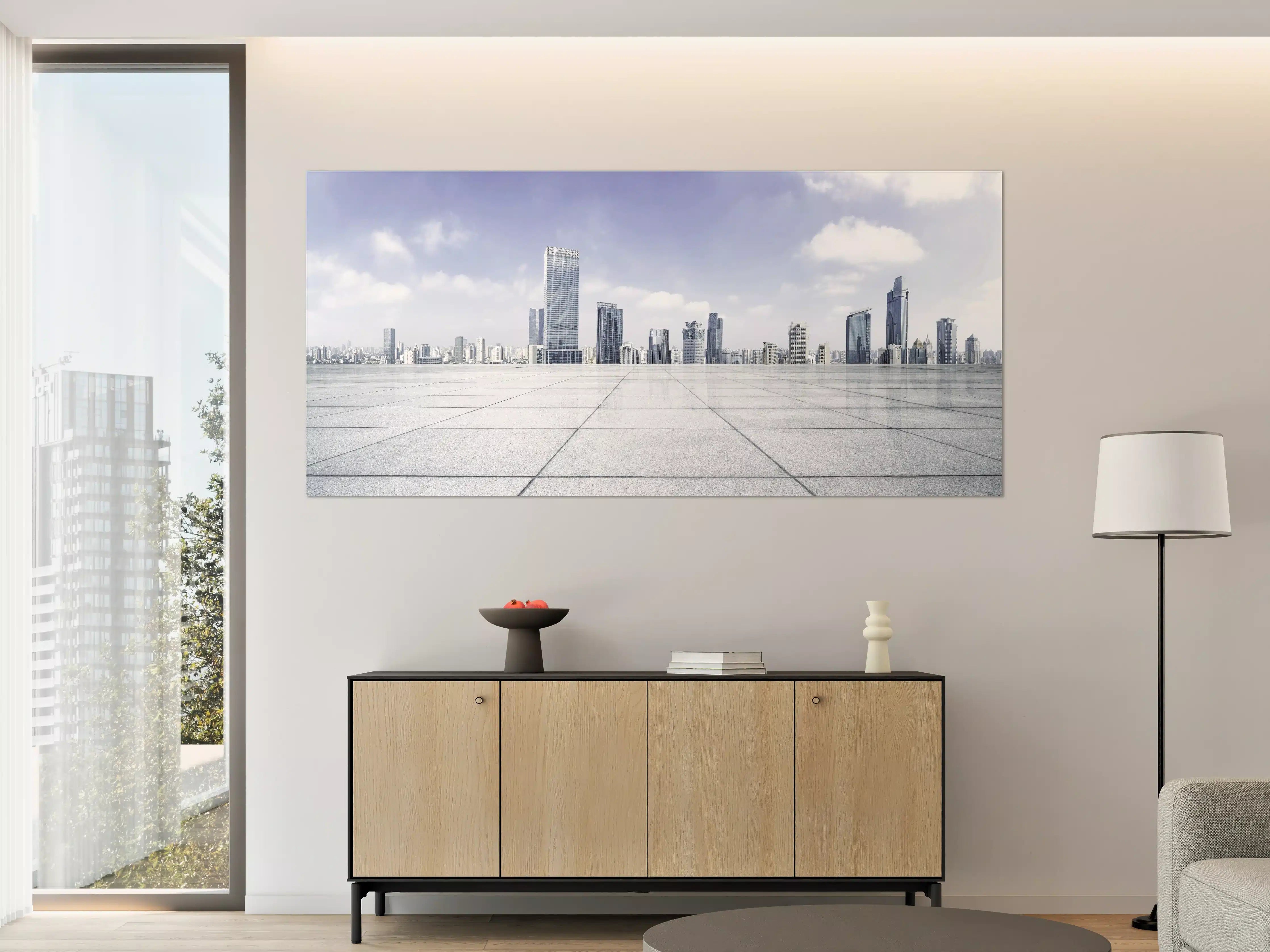 Große Wandbilder - Moderner Skyline und Gebäuden