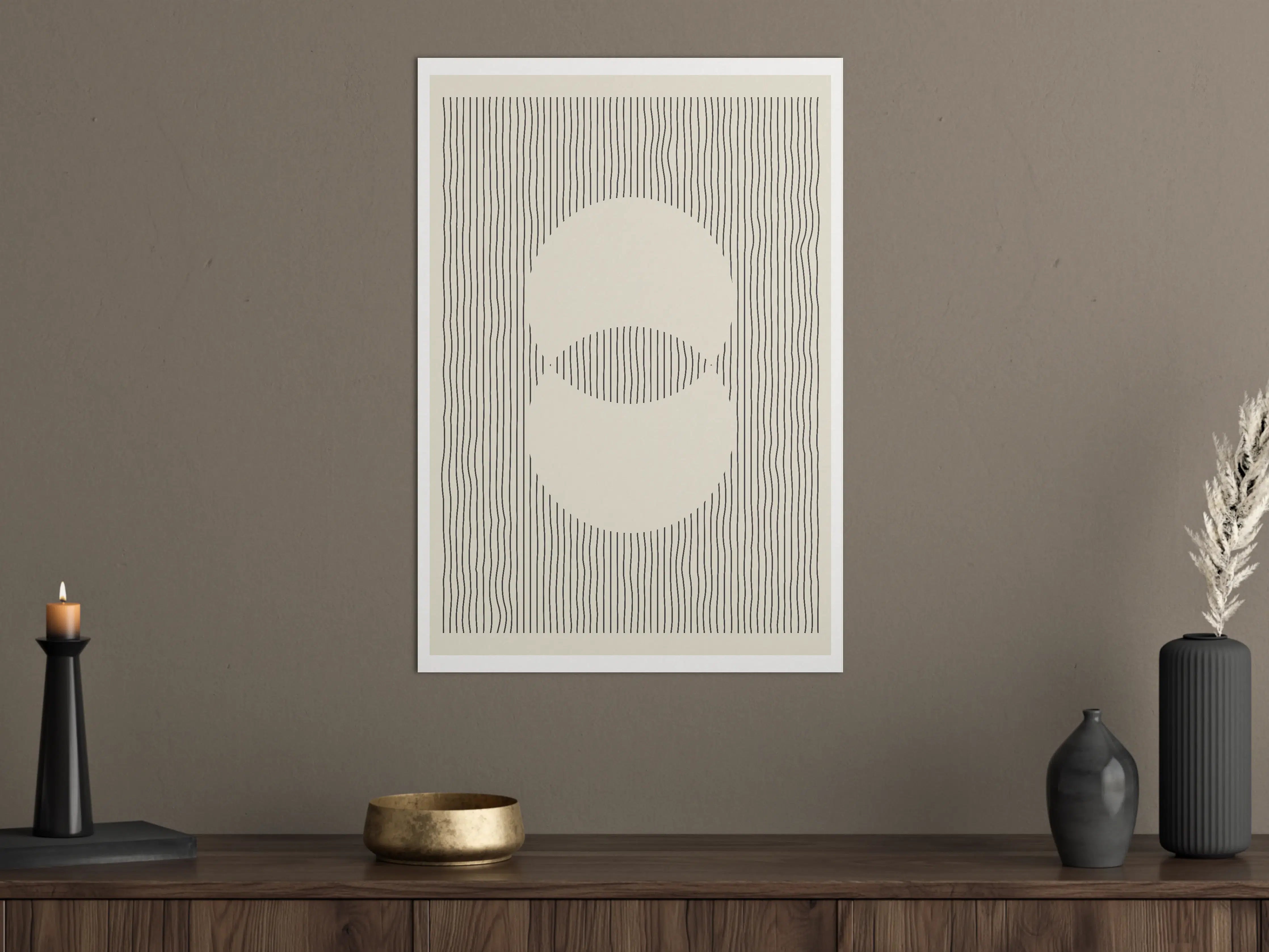 Große Wandbilder - Moderner minimalistischer Wanddekoration