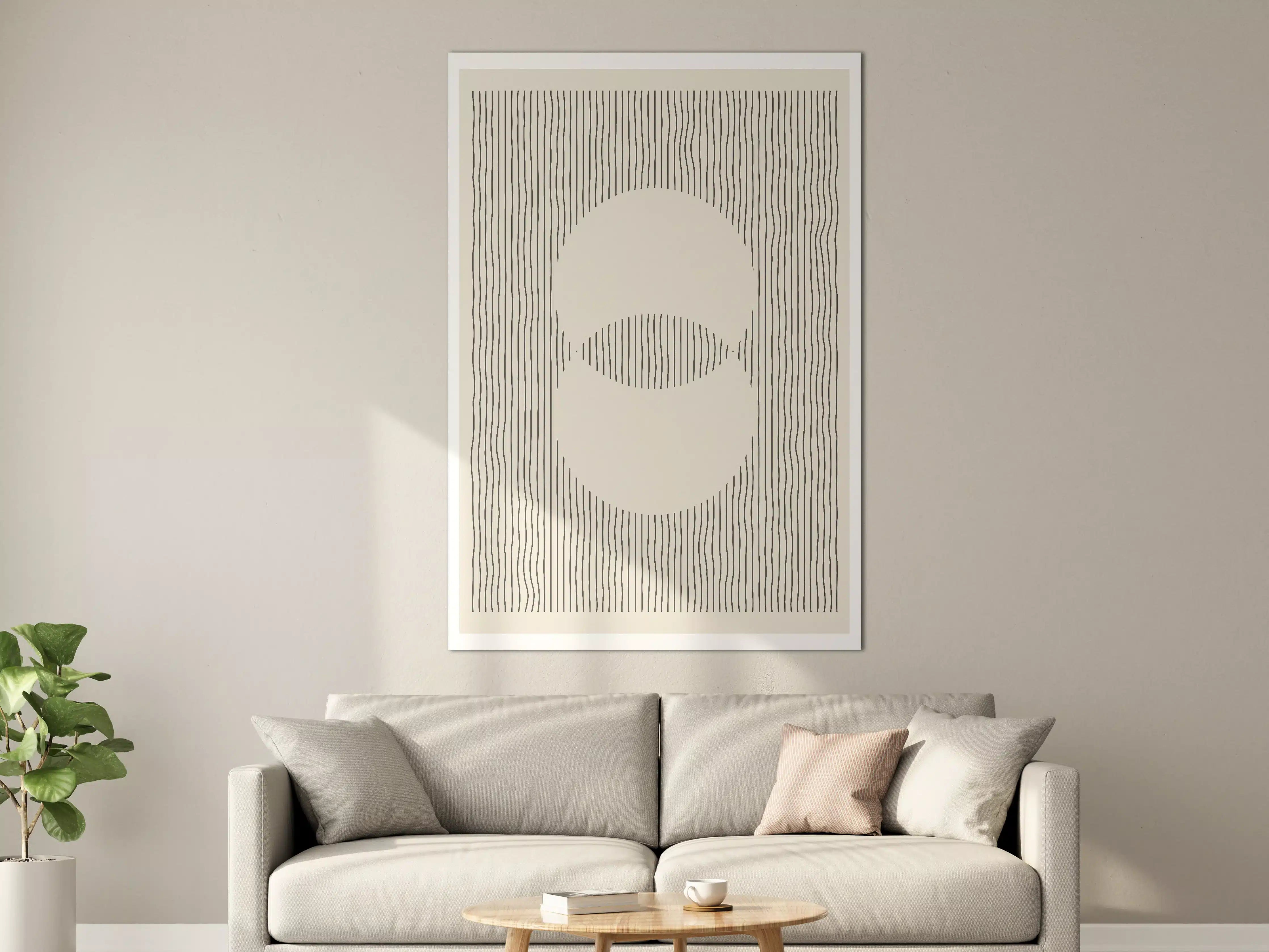 Große Wandbilder - Moderner minimalistischer Wanddekoration