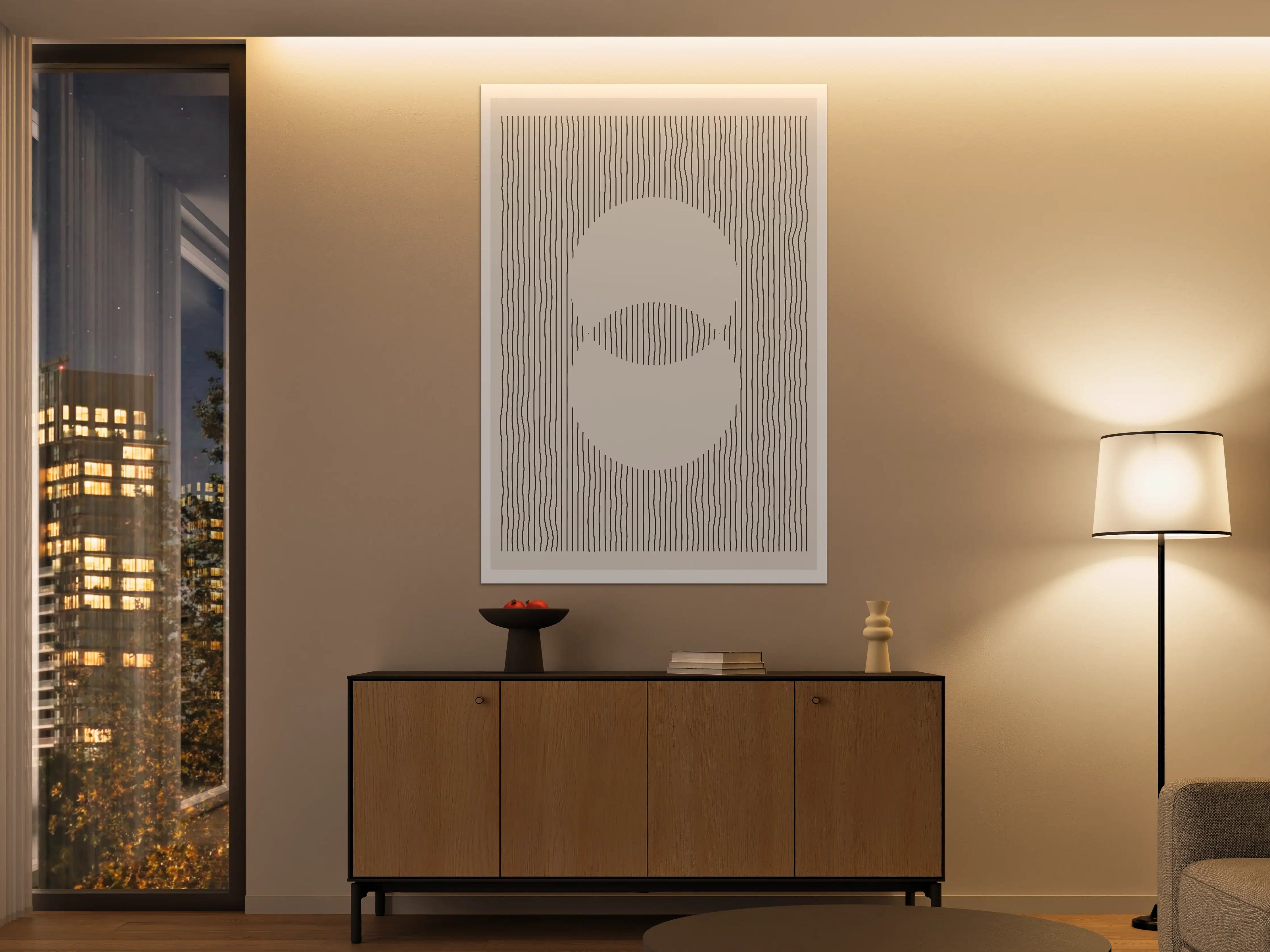 Große Wandbilder - Moderner minimalistischer Wanddekoration