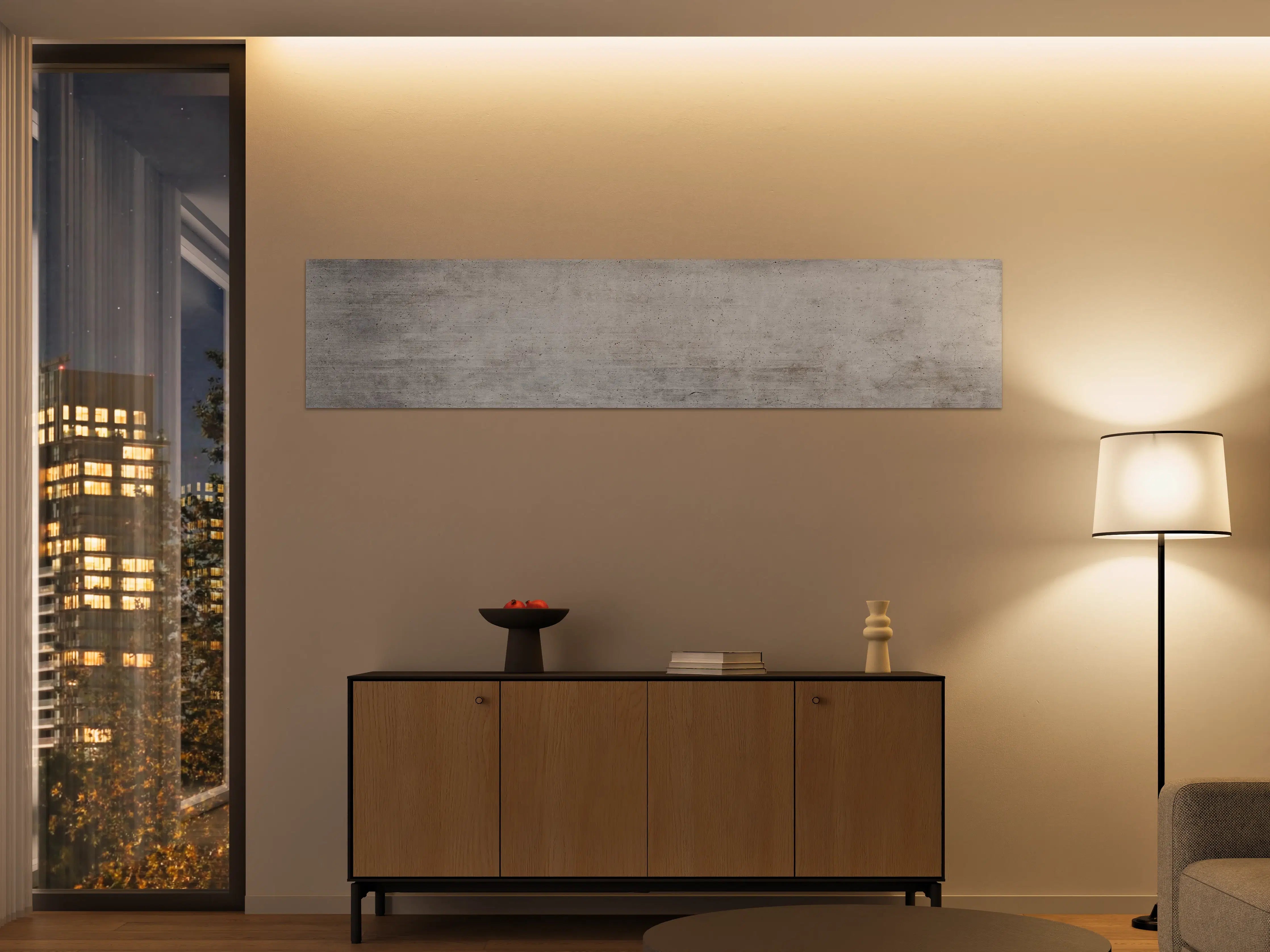 Große Wandbilder - Modernes Grau-Weiß Wanddesign
