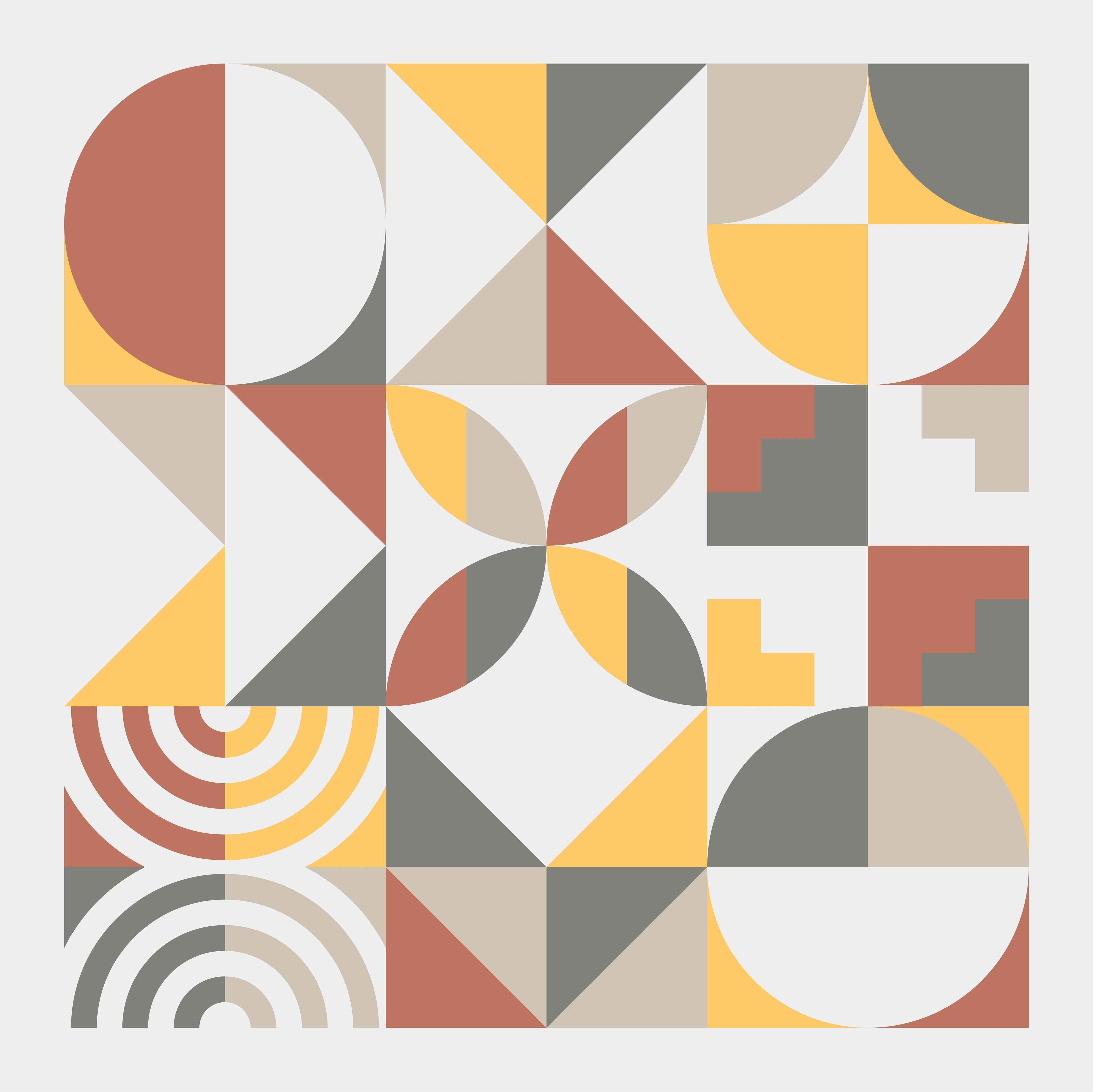 Große Wandbilder-Modernes geometrisches Wandbild