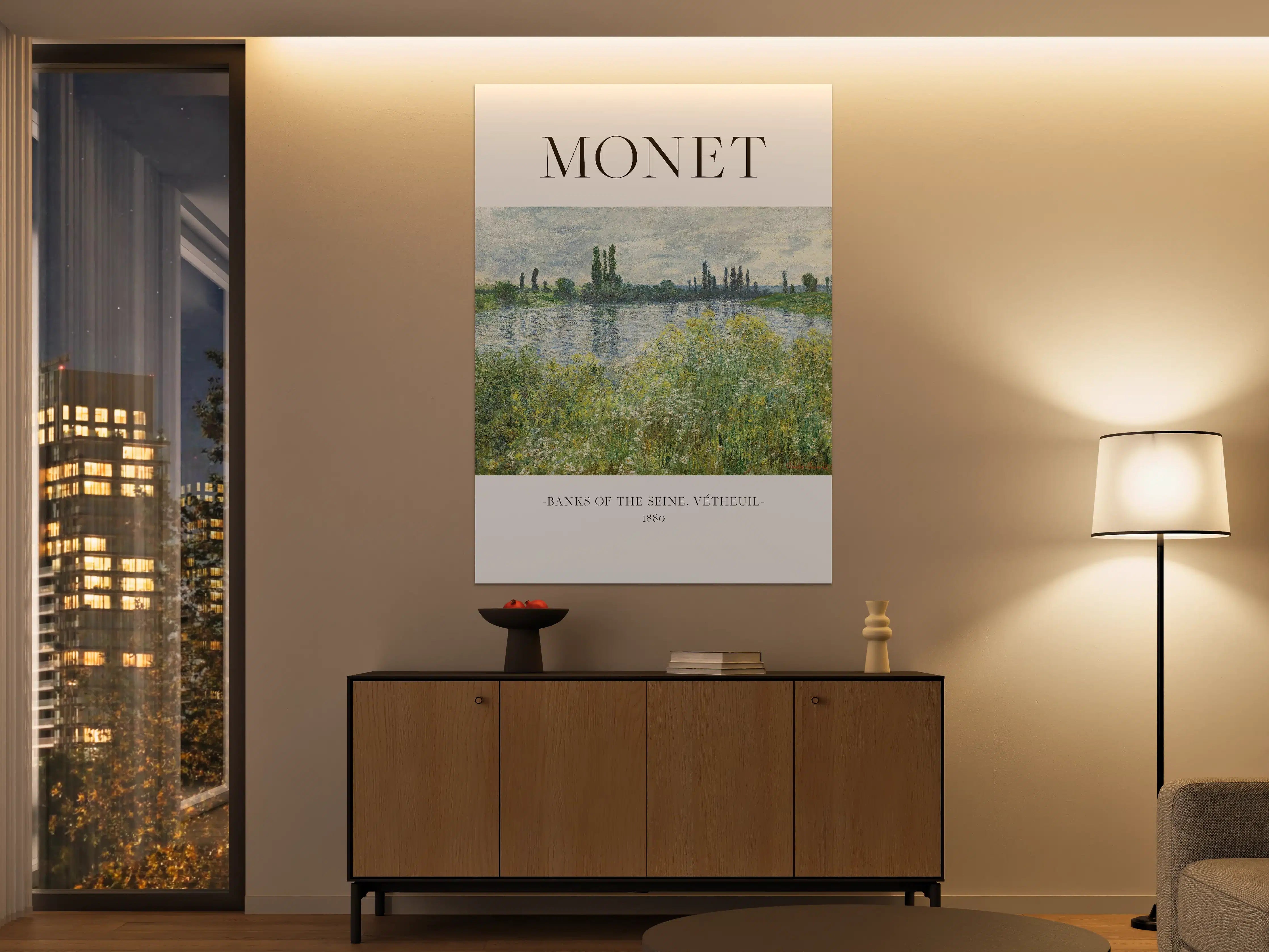 Große Wandbilder - Monet Landschaft Gemälde