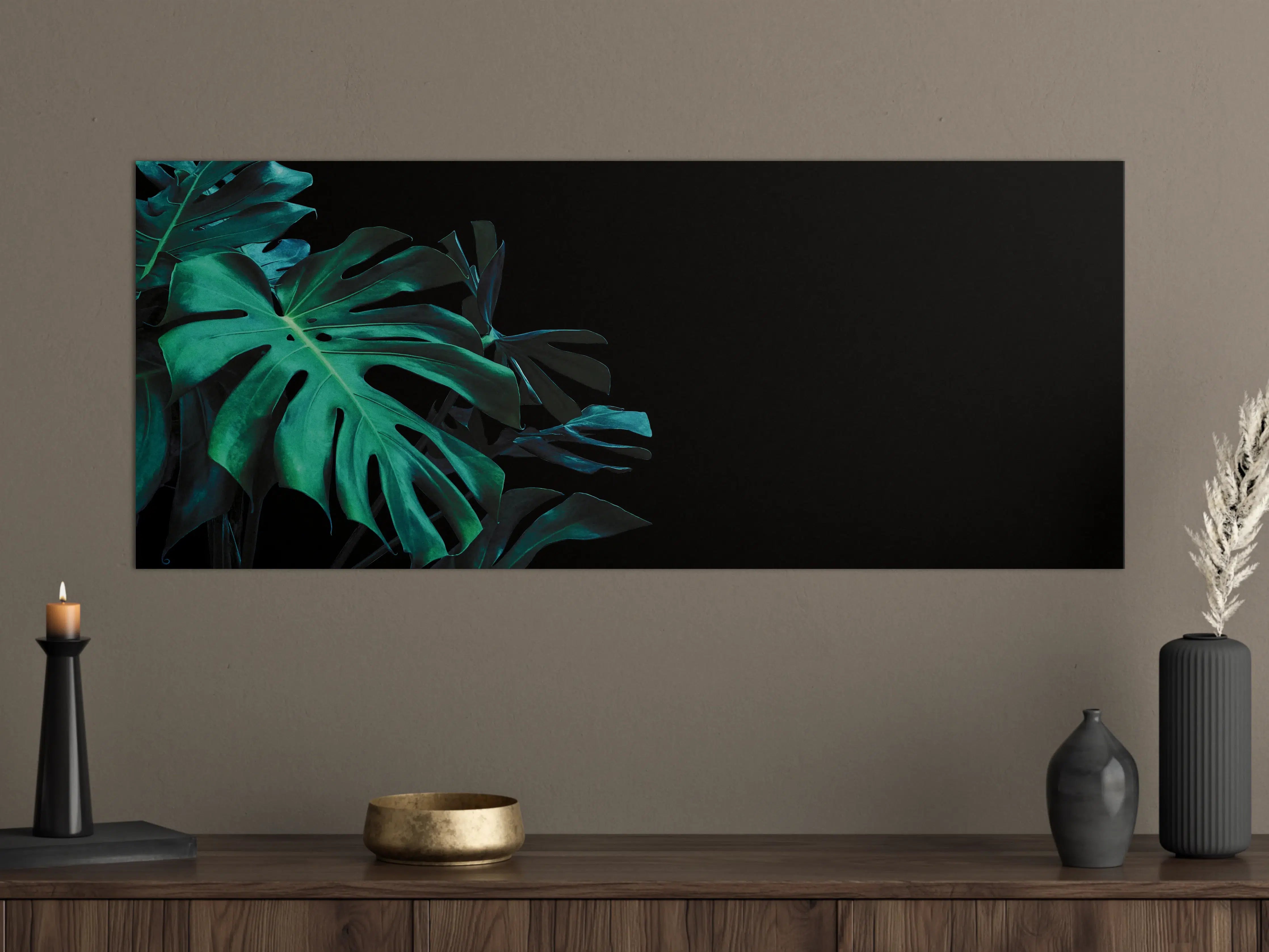 Große Wandbilder - Monstera deliciosa - tropische Blätter