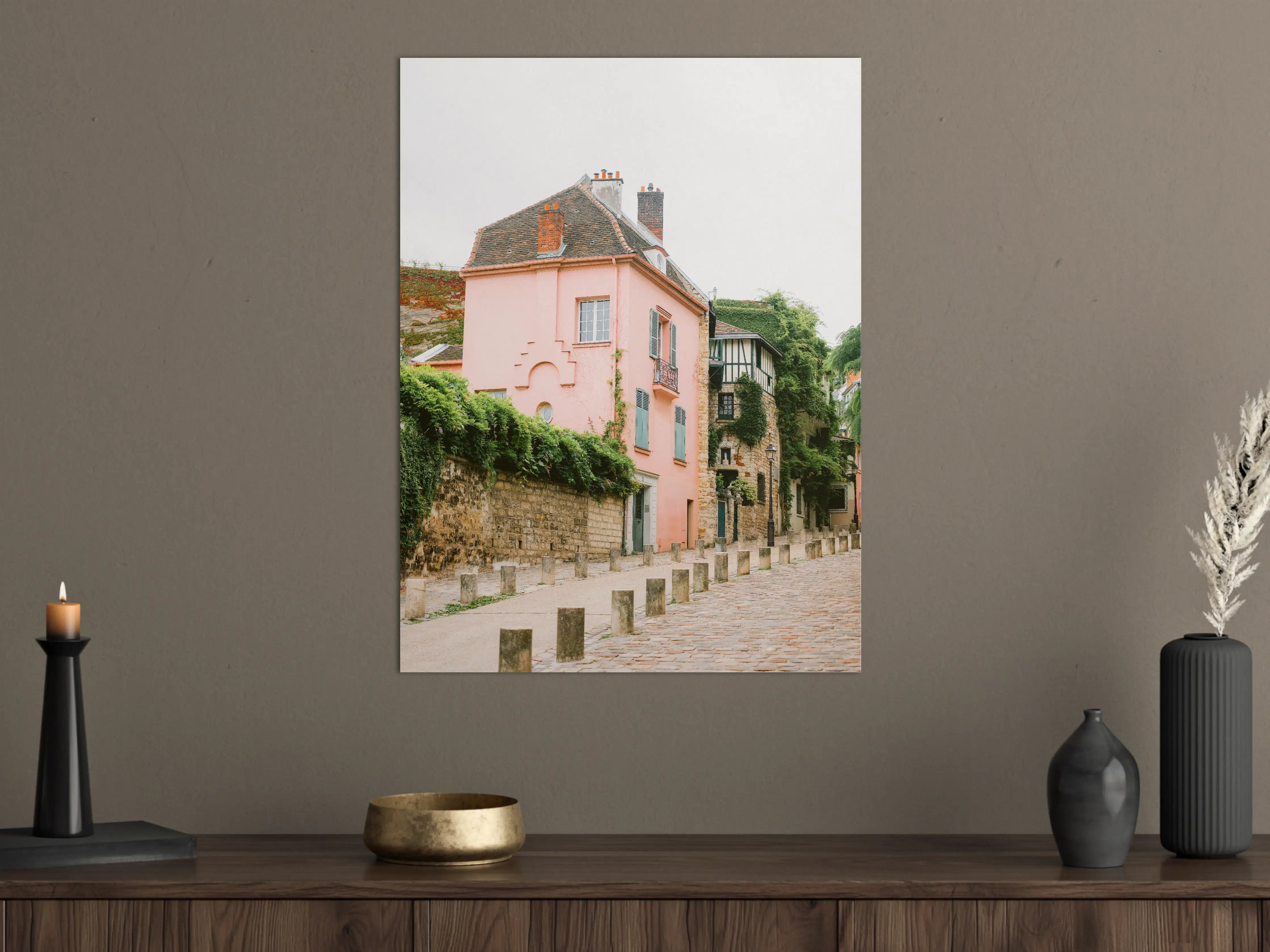 Große Wandbilder - Montmartre Rosa Haus Fotografie