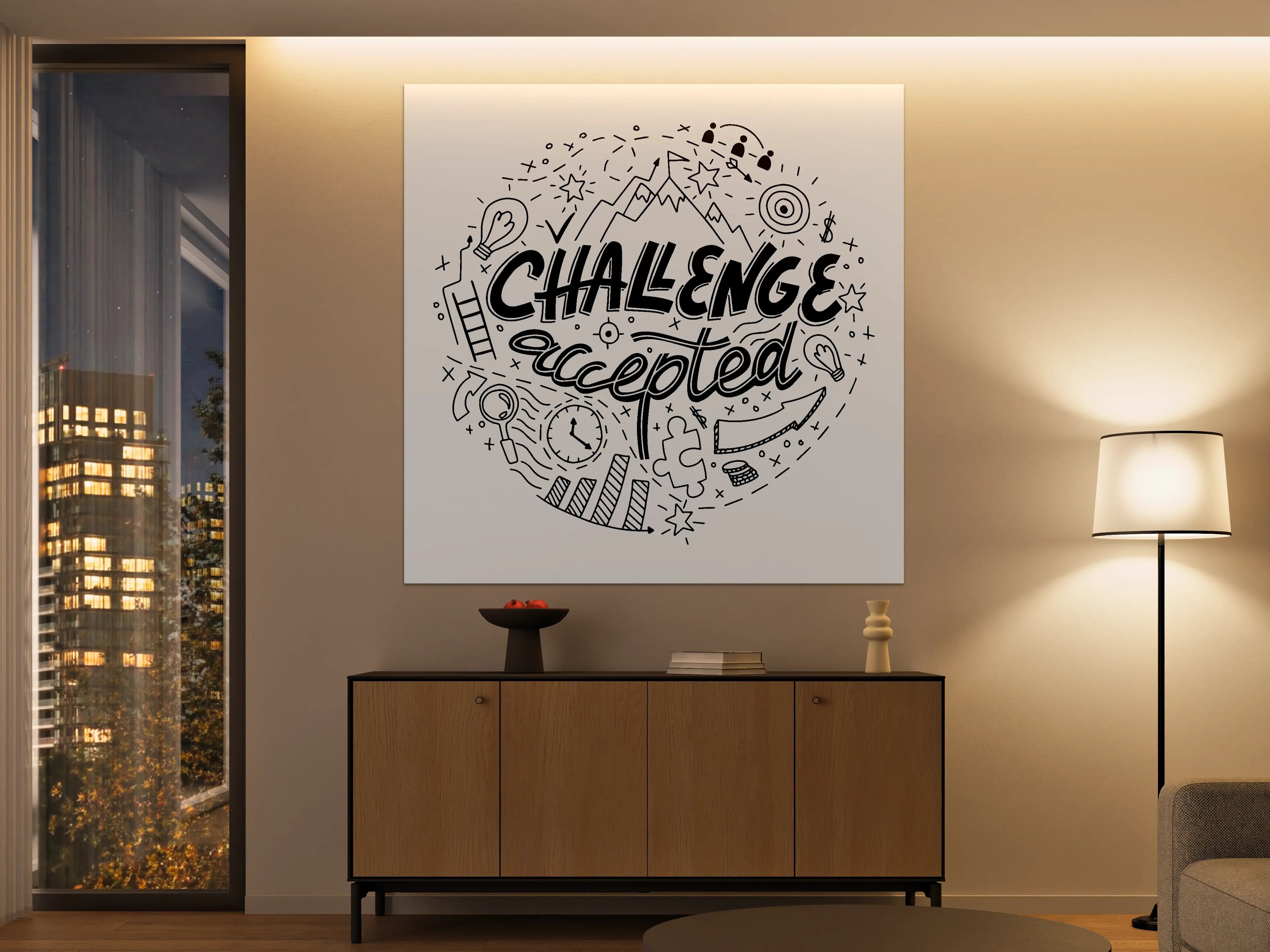 Große Wandbilder - Motivierendes Wandbild mit