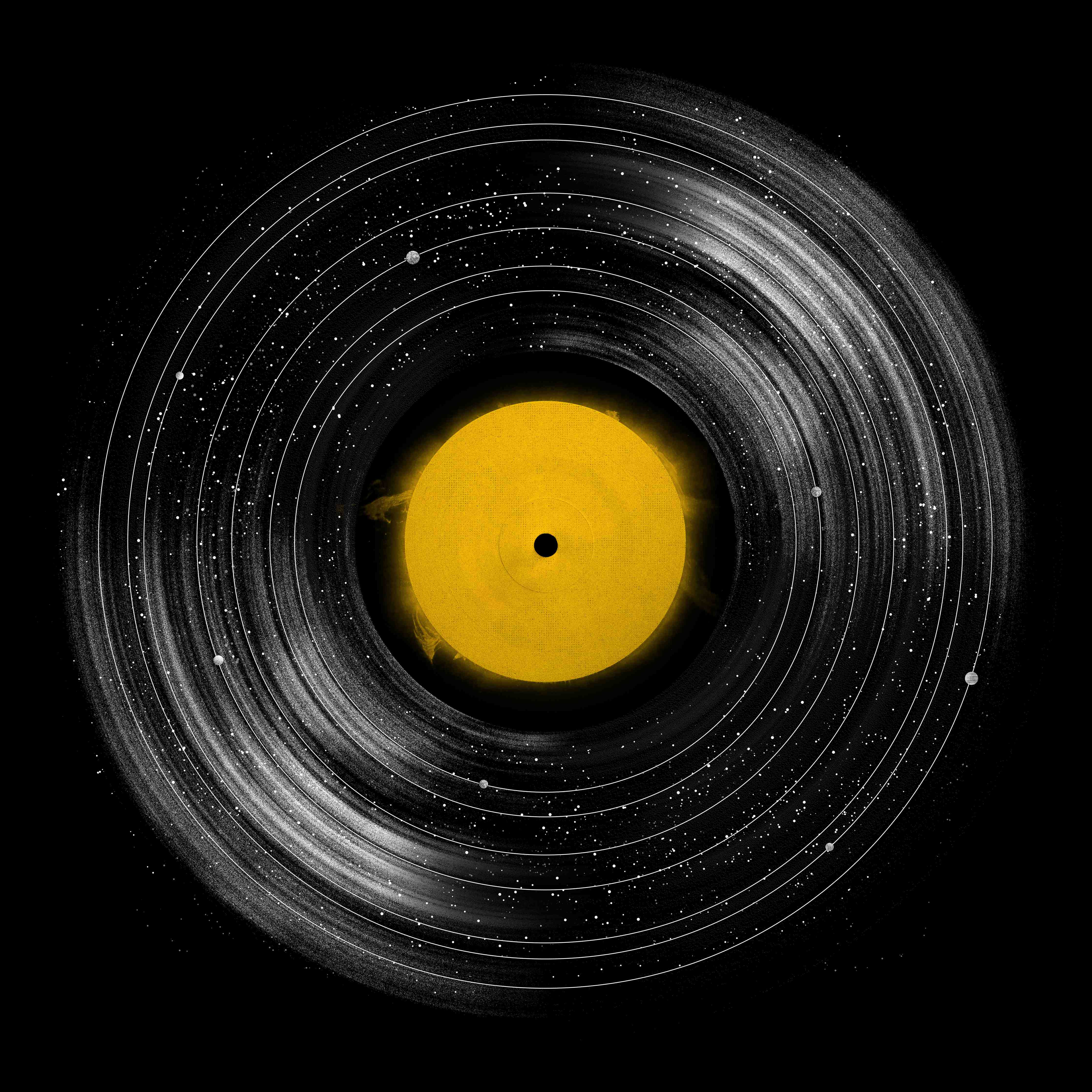 Große Wandbilder-Mystischer Blick in den Kosmos