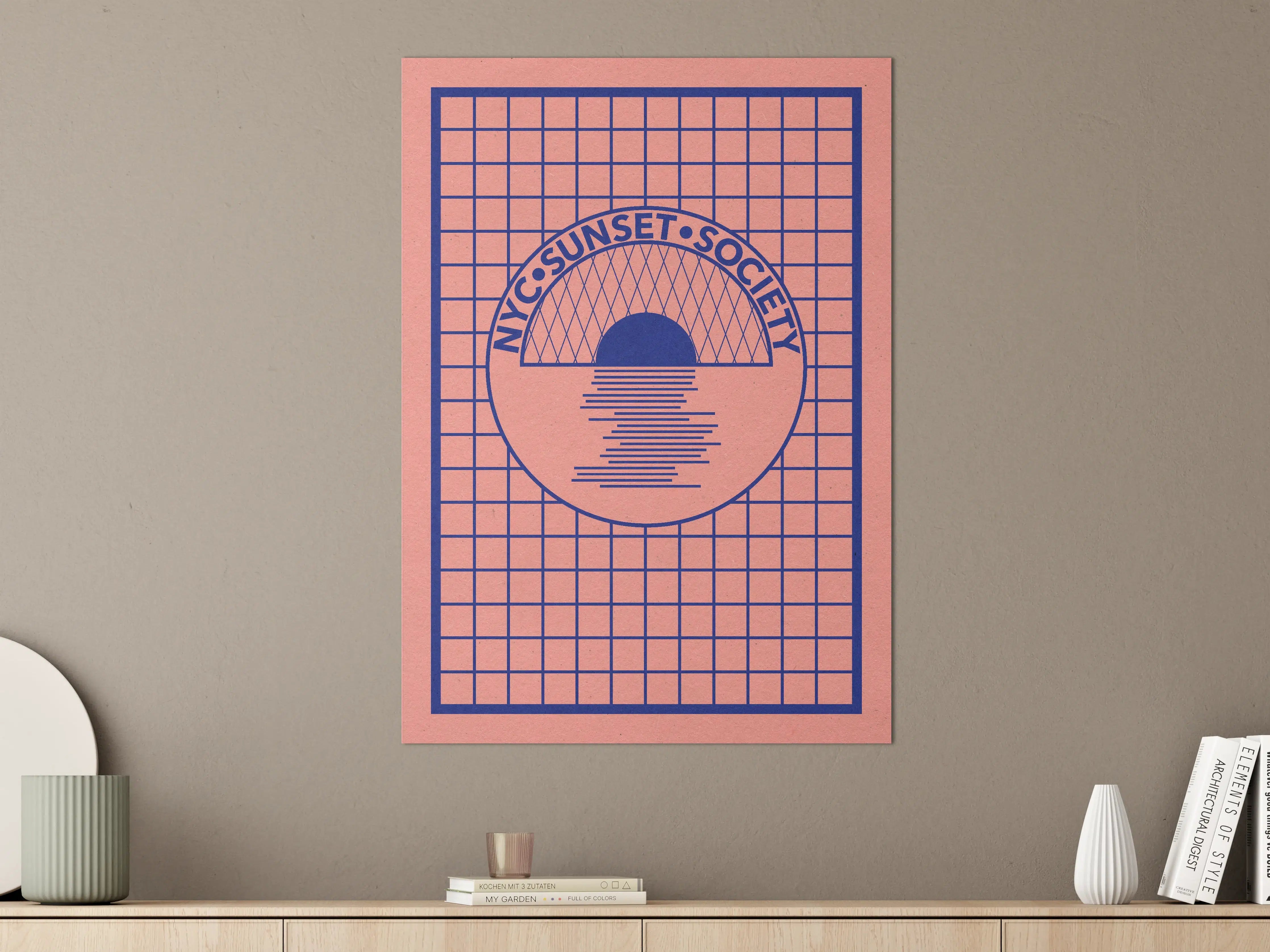 Große Wandbilder - NYC Sunset Society Abstrakt