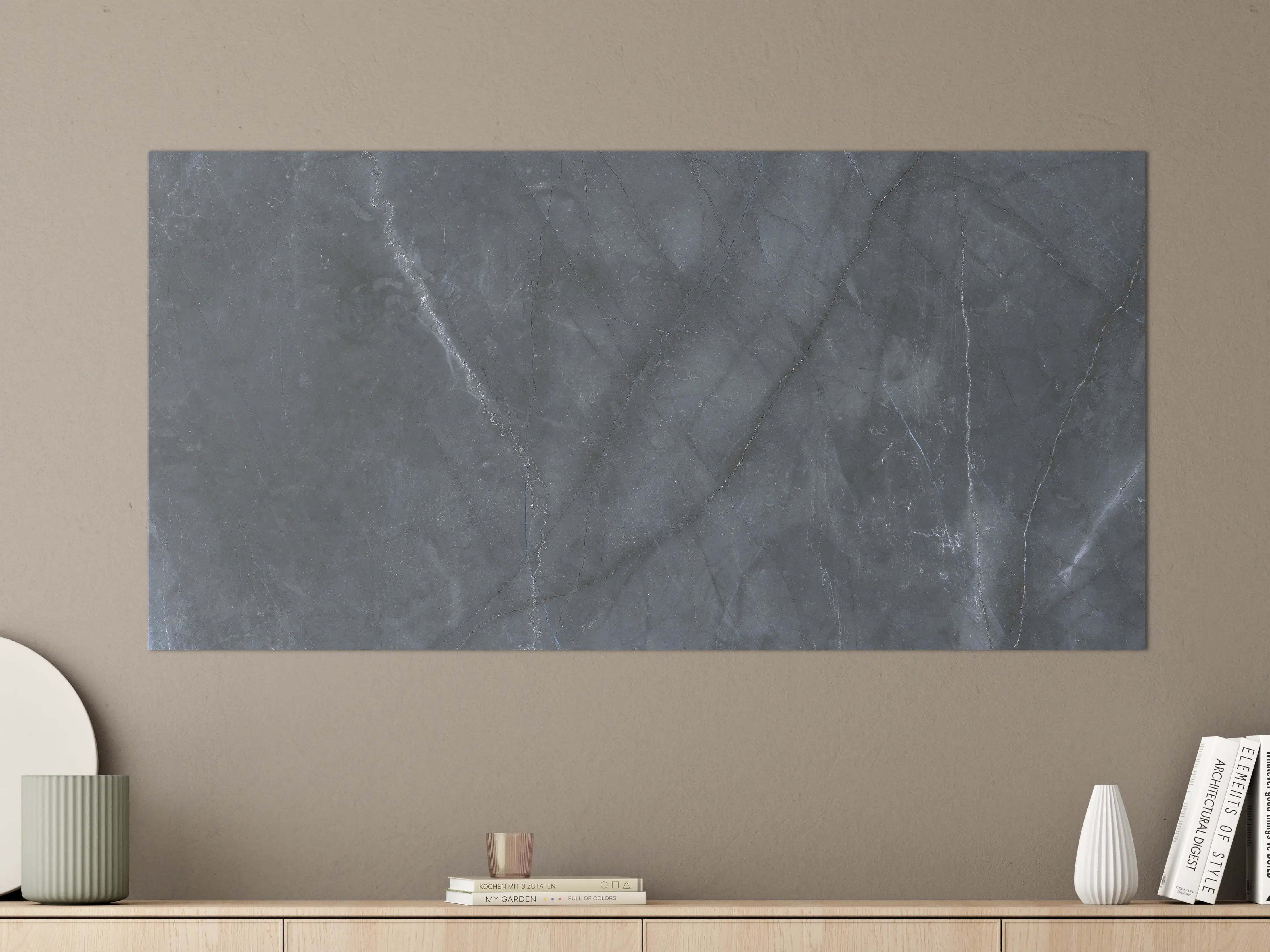 Große Wandbilder - Nahaufnahme italienische Marmorplatte