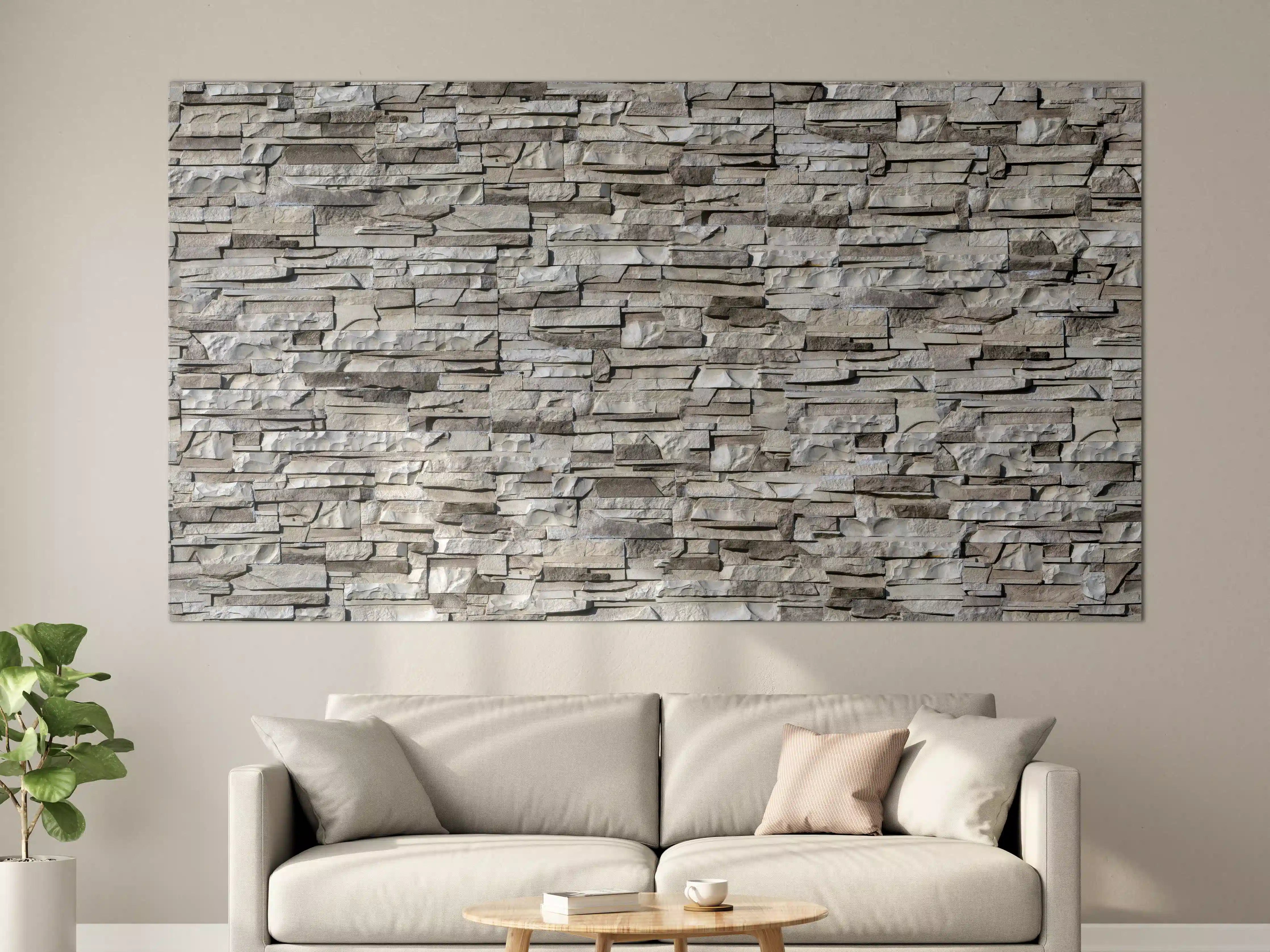 Große Wandbilder - Nahtlose Textur von Klinkerfliesen