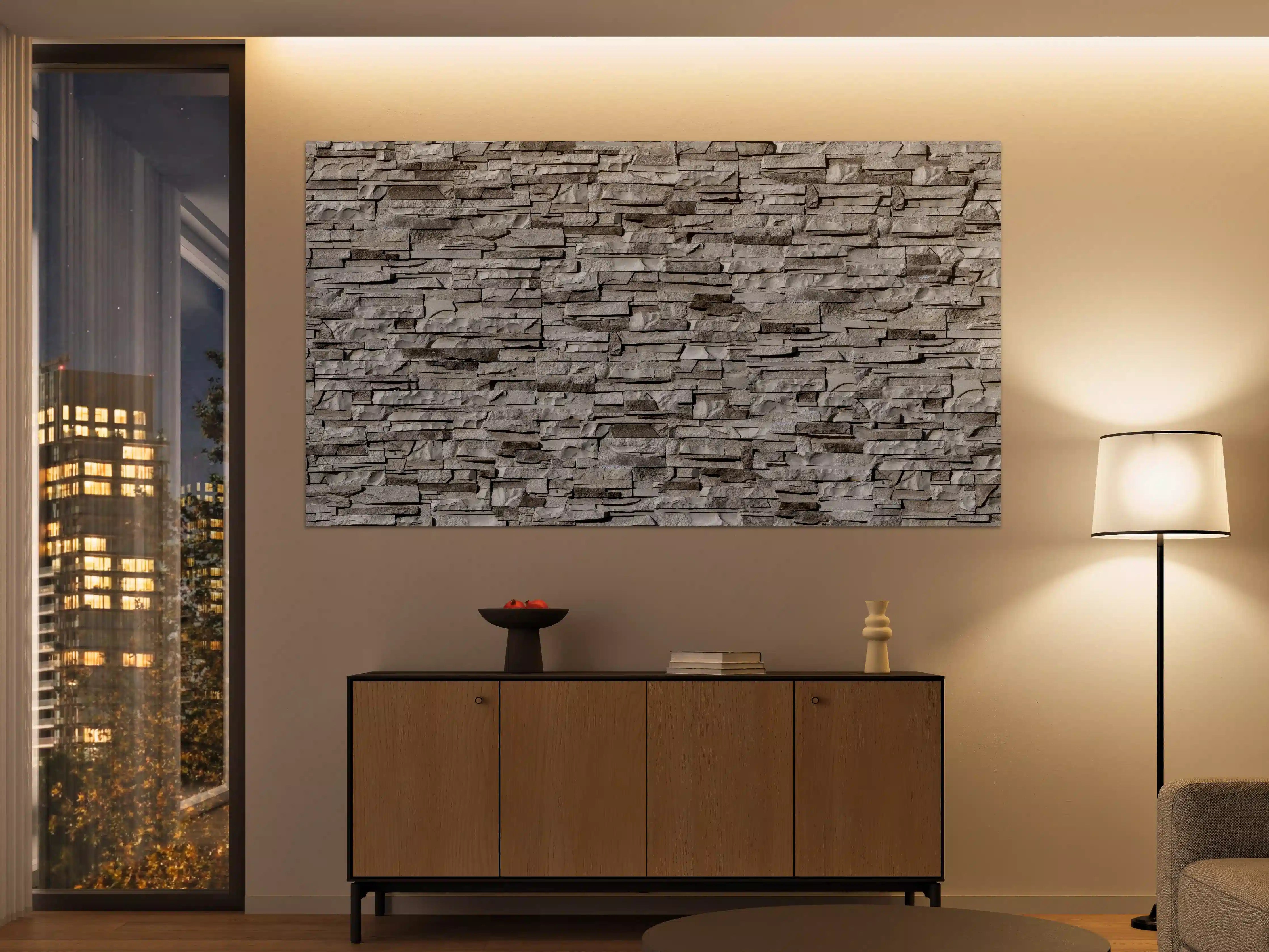 Große Wandbilder - Nahtlose Textur von Klinkerfliesen