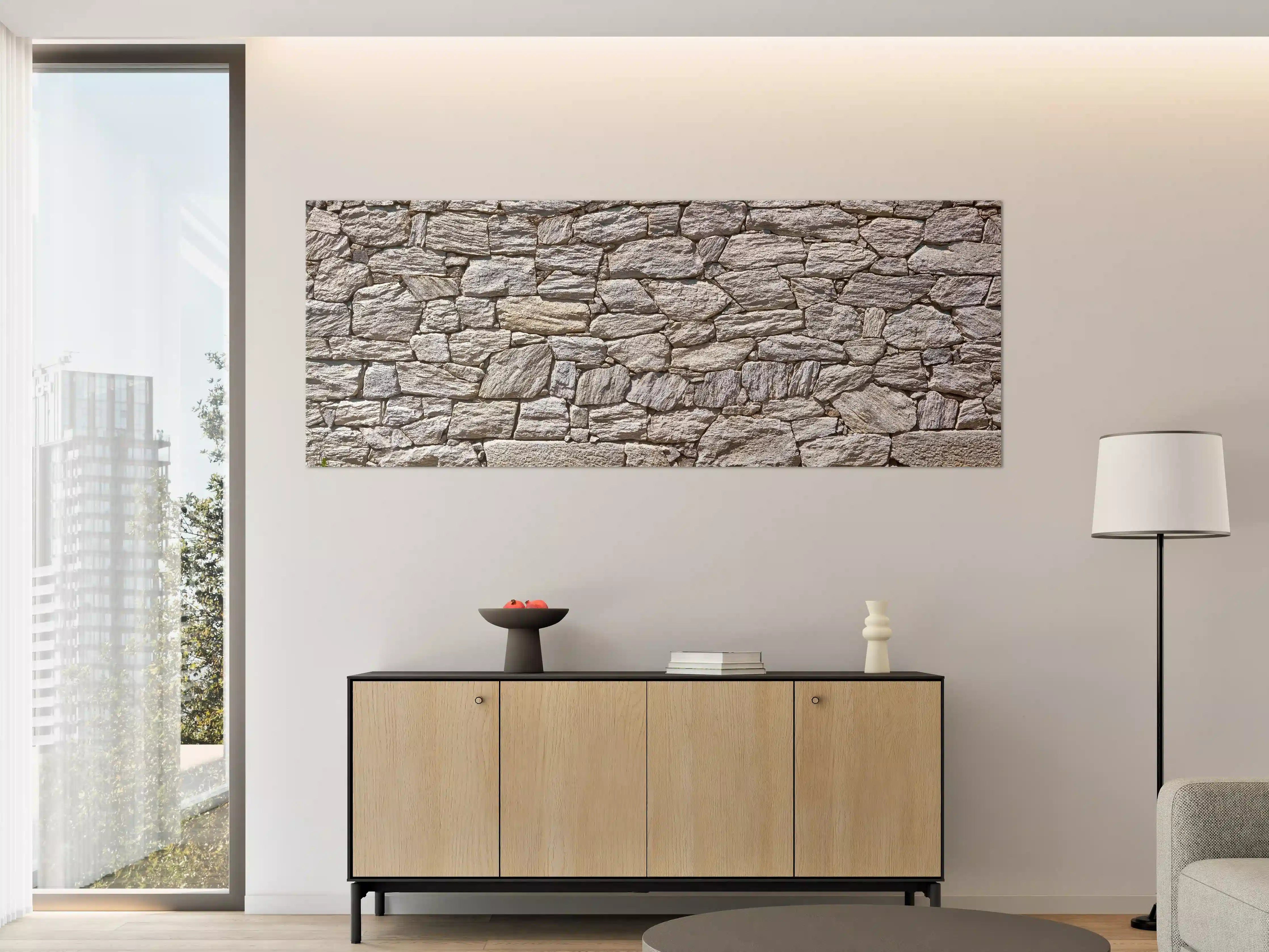 Große Wandbilder - Natürliche Steinmauer