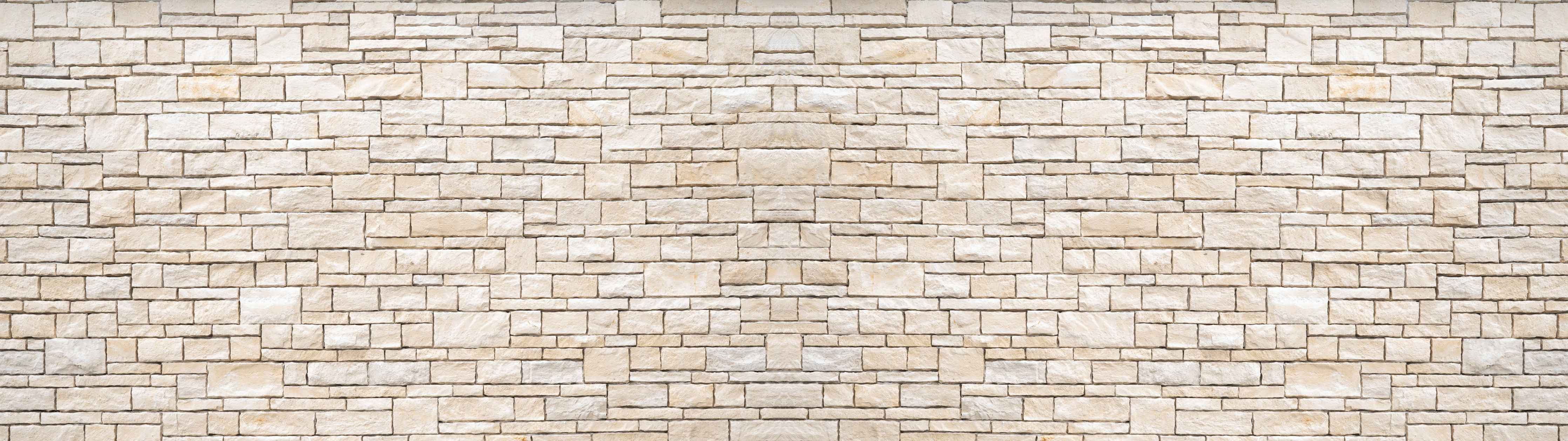 Große Wandbilder-Natürliche beige Ziegelwand