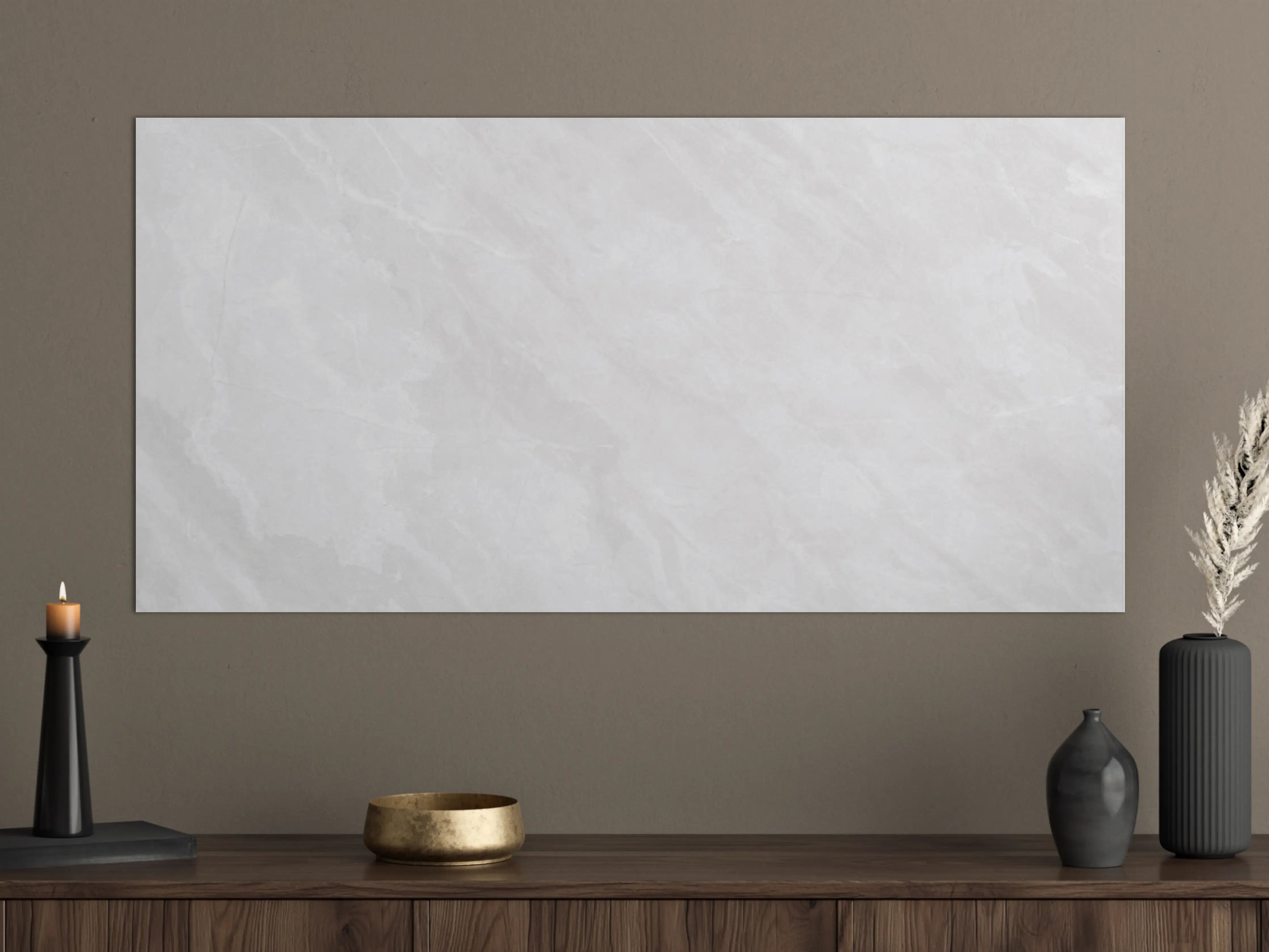Große Wandbilder - Natürliche weiße Marmortextur