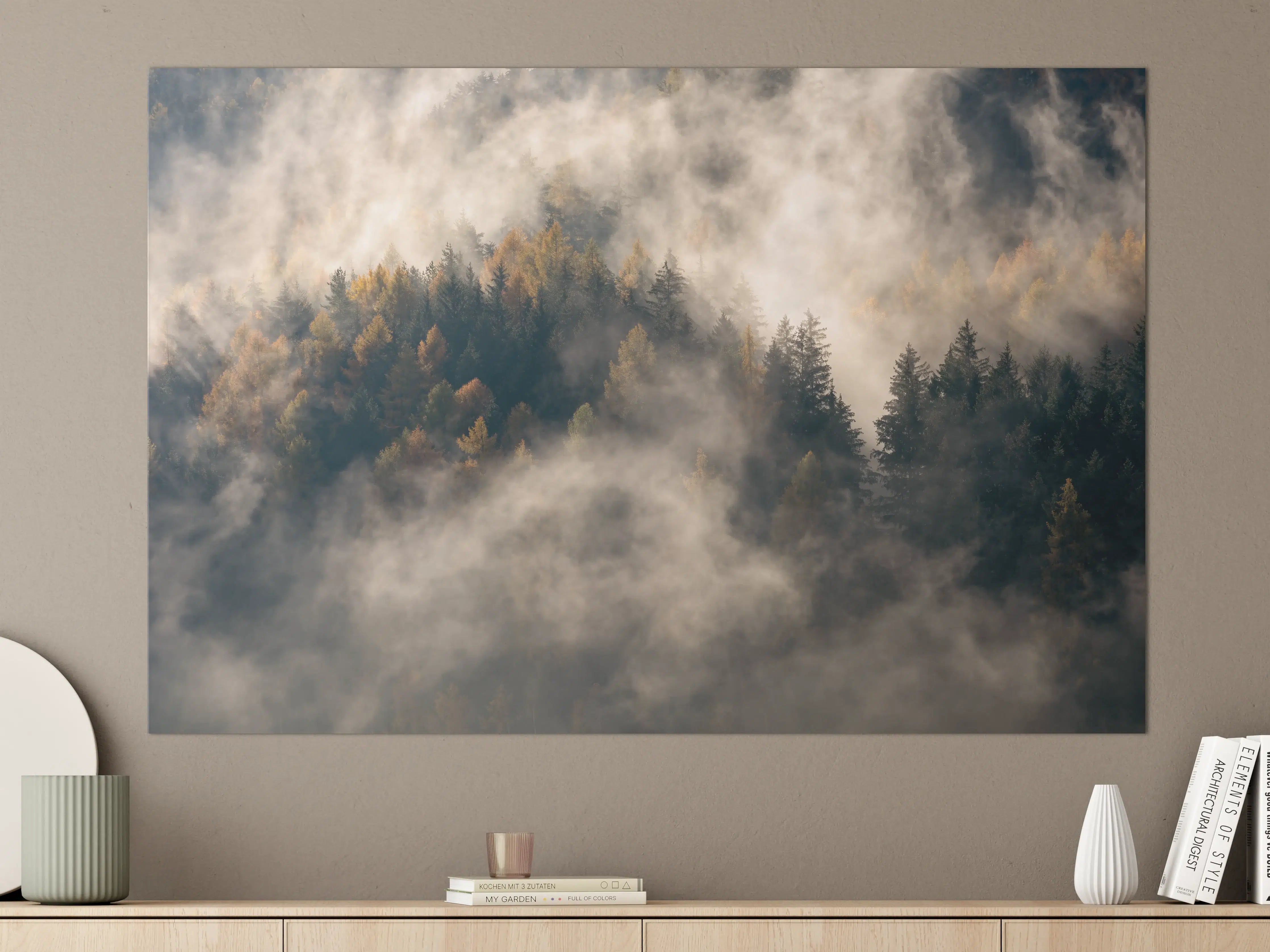 Große Wandbilder - Nebel im Wald