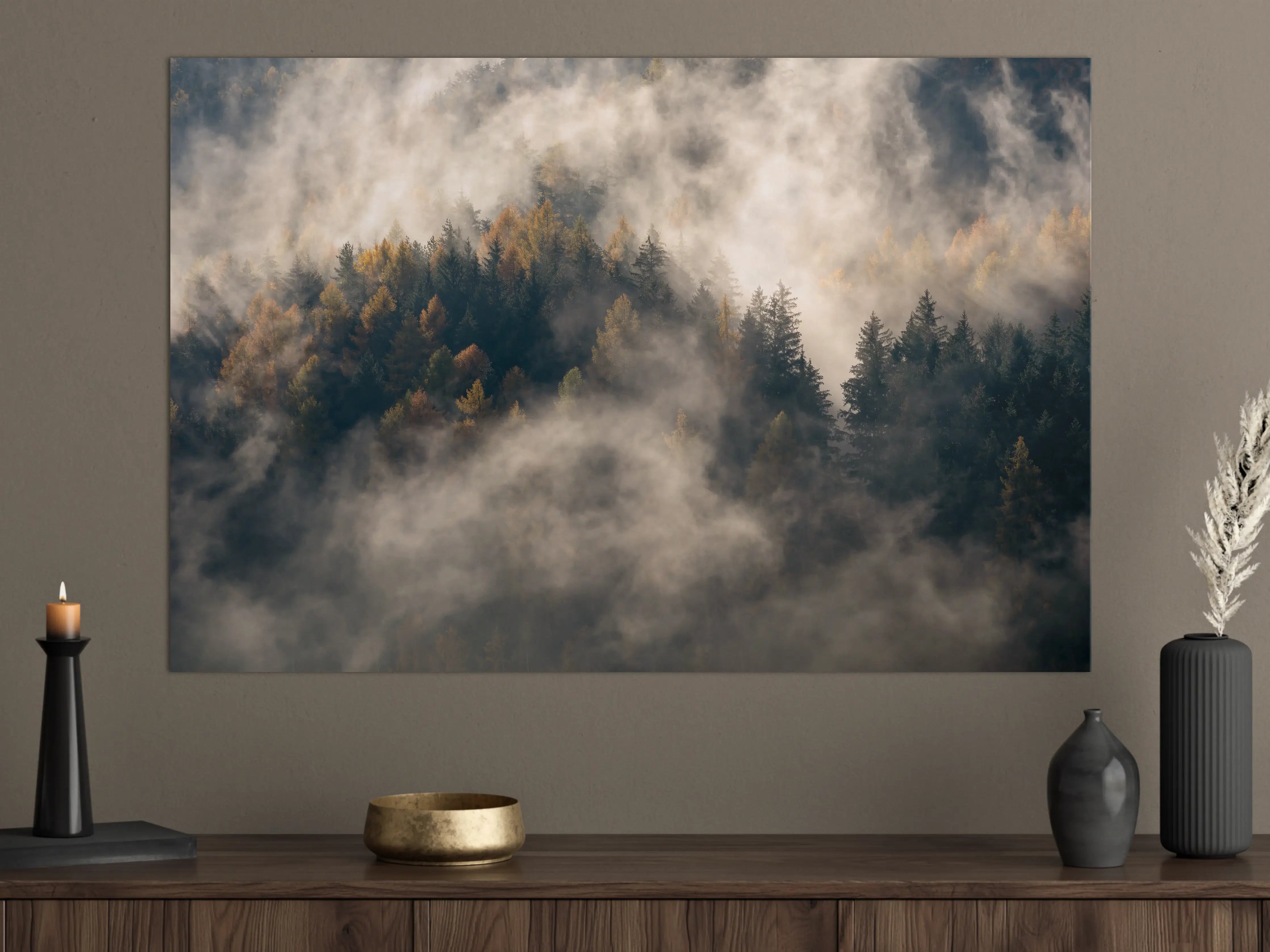 Große Wandbilder - Nebel im Wald