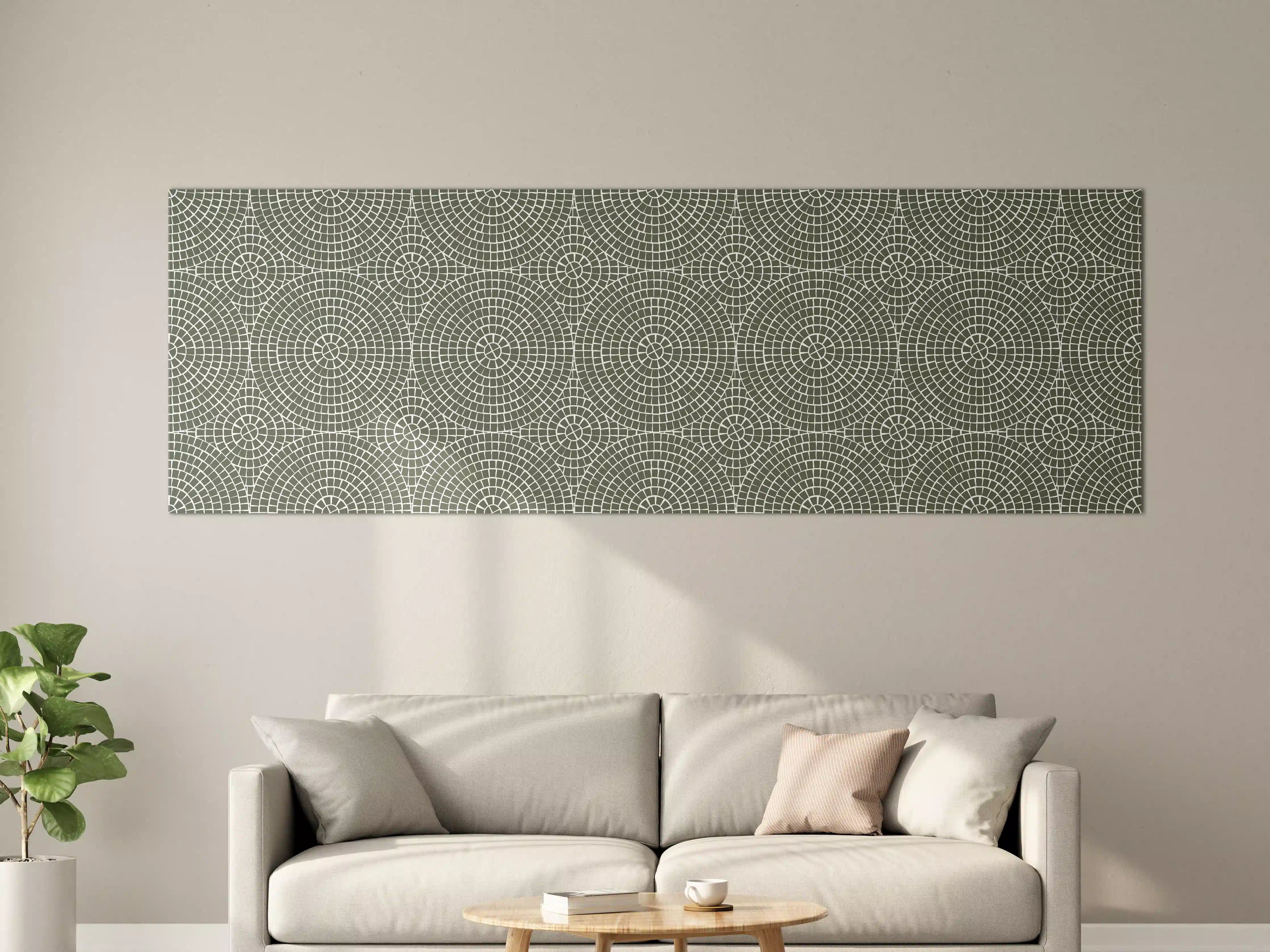 Große Wandbilder - Neutralgraue Geometrien