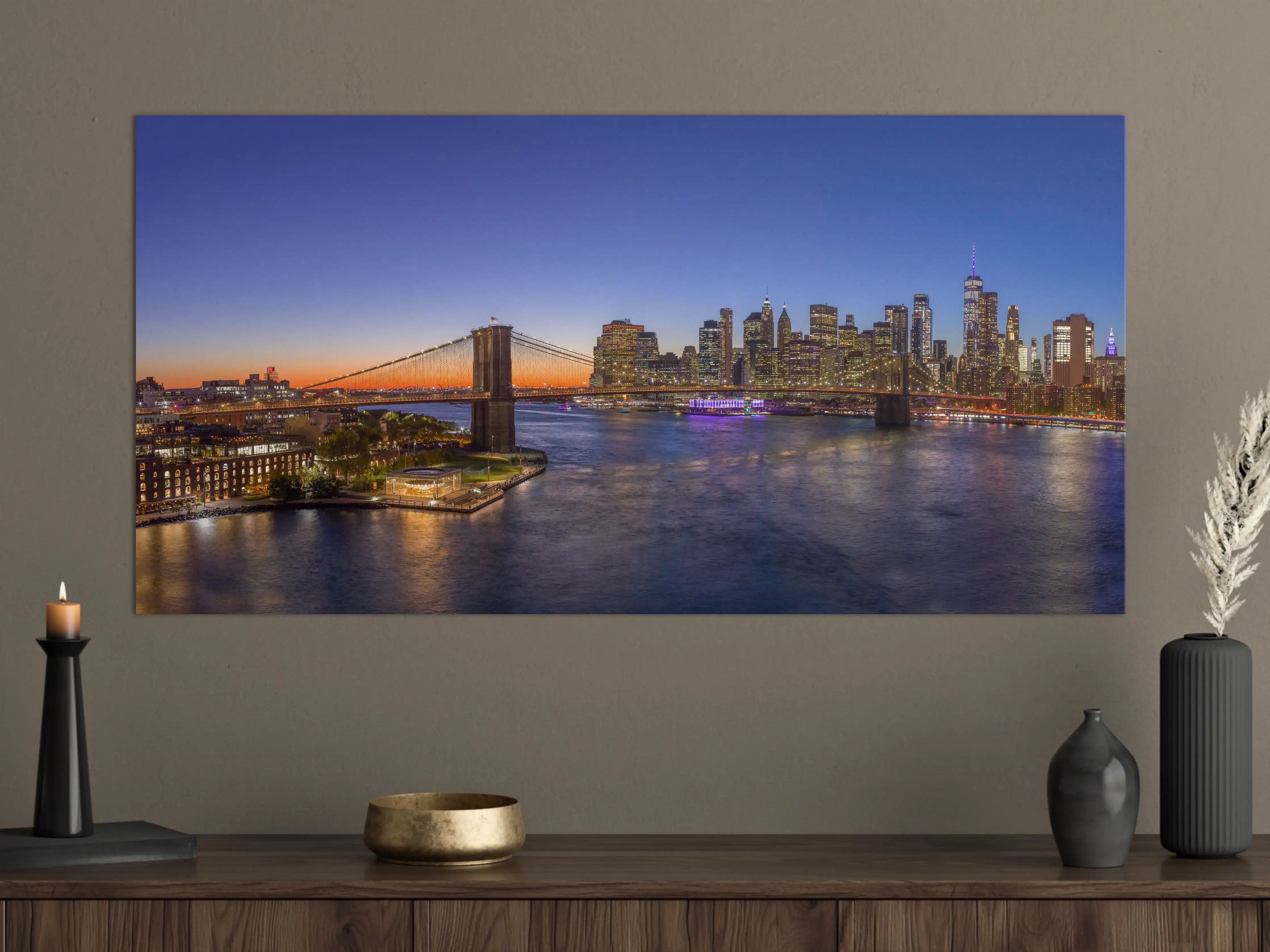 Große Wandbilder - New York City Sonnenuntergang