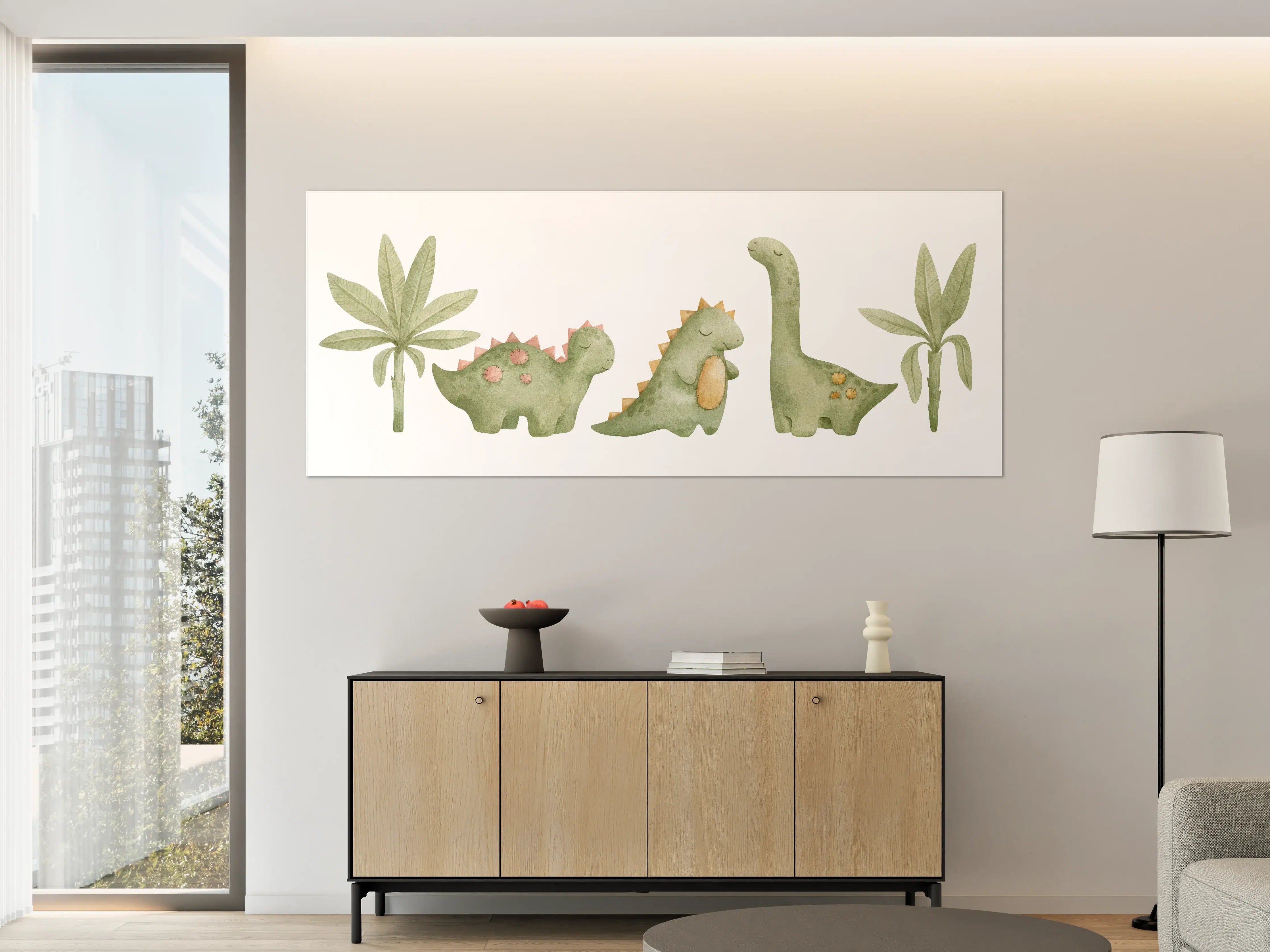 Große Wandbilder - Niedliche Dinosaurier