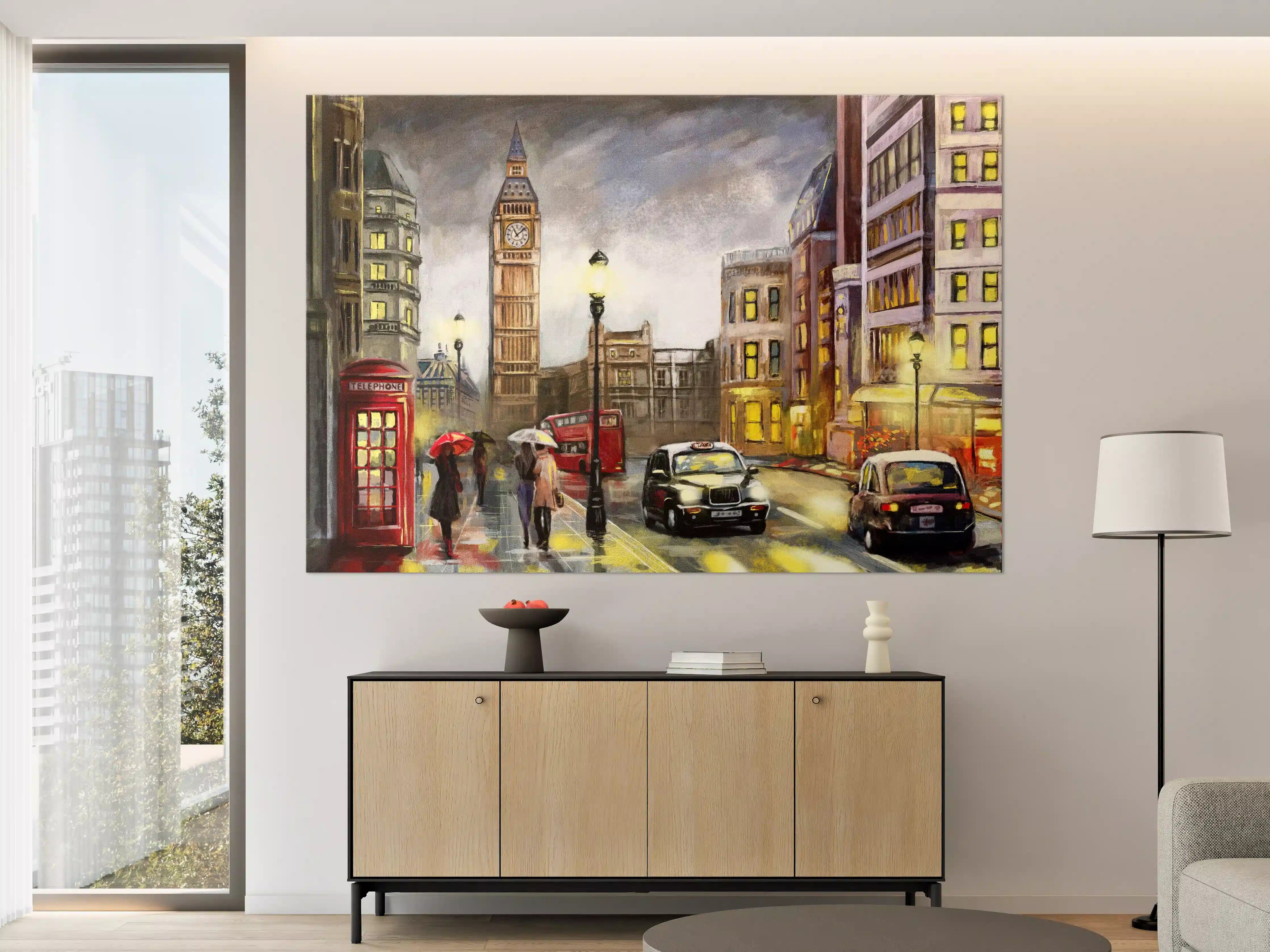 Große Wandbilder - Ölgemälde von Londoner Innenstadt