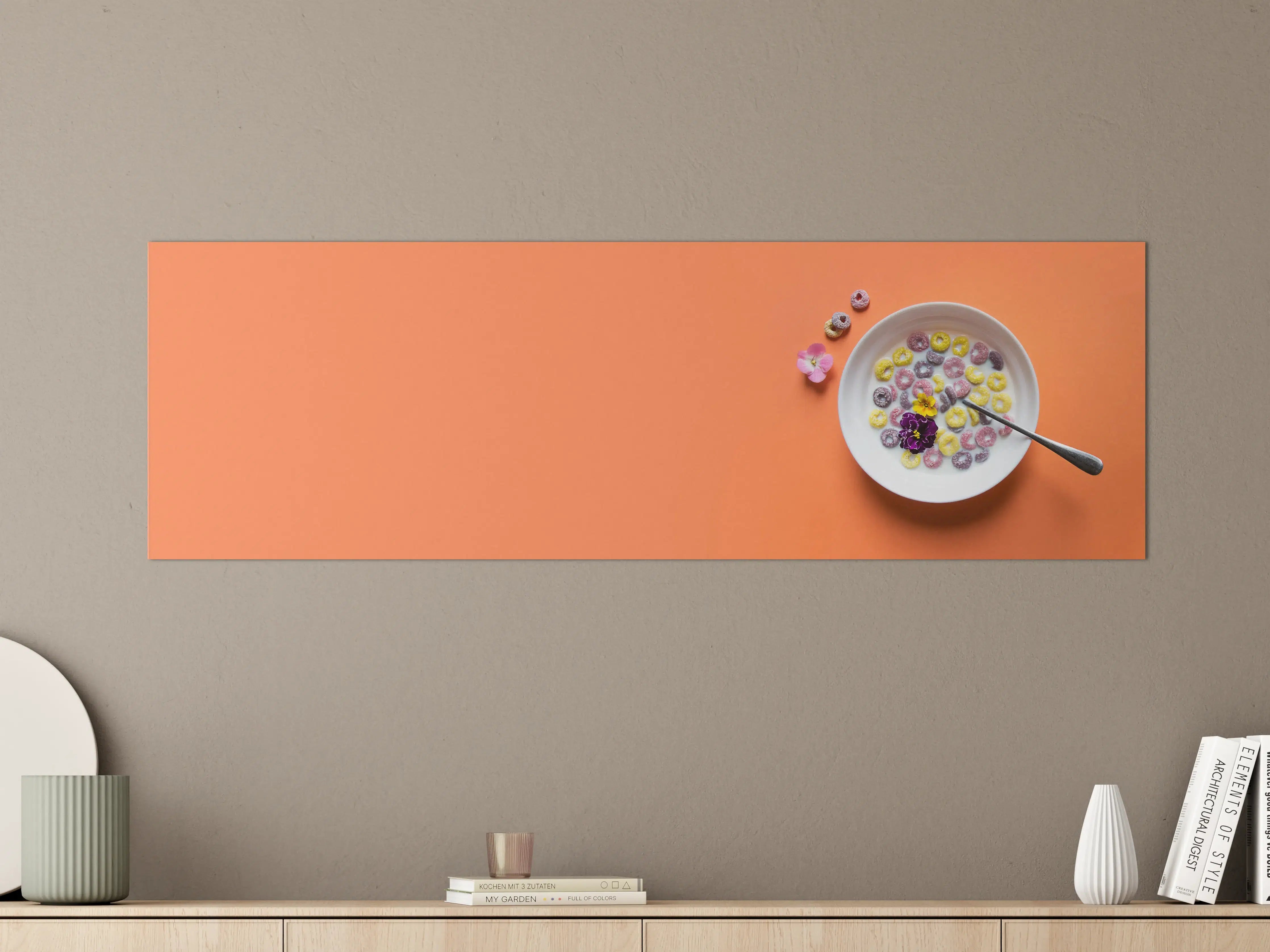 Große Wandbilder - Orange Frühstücks-Bowl