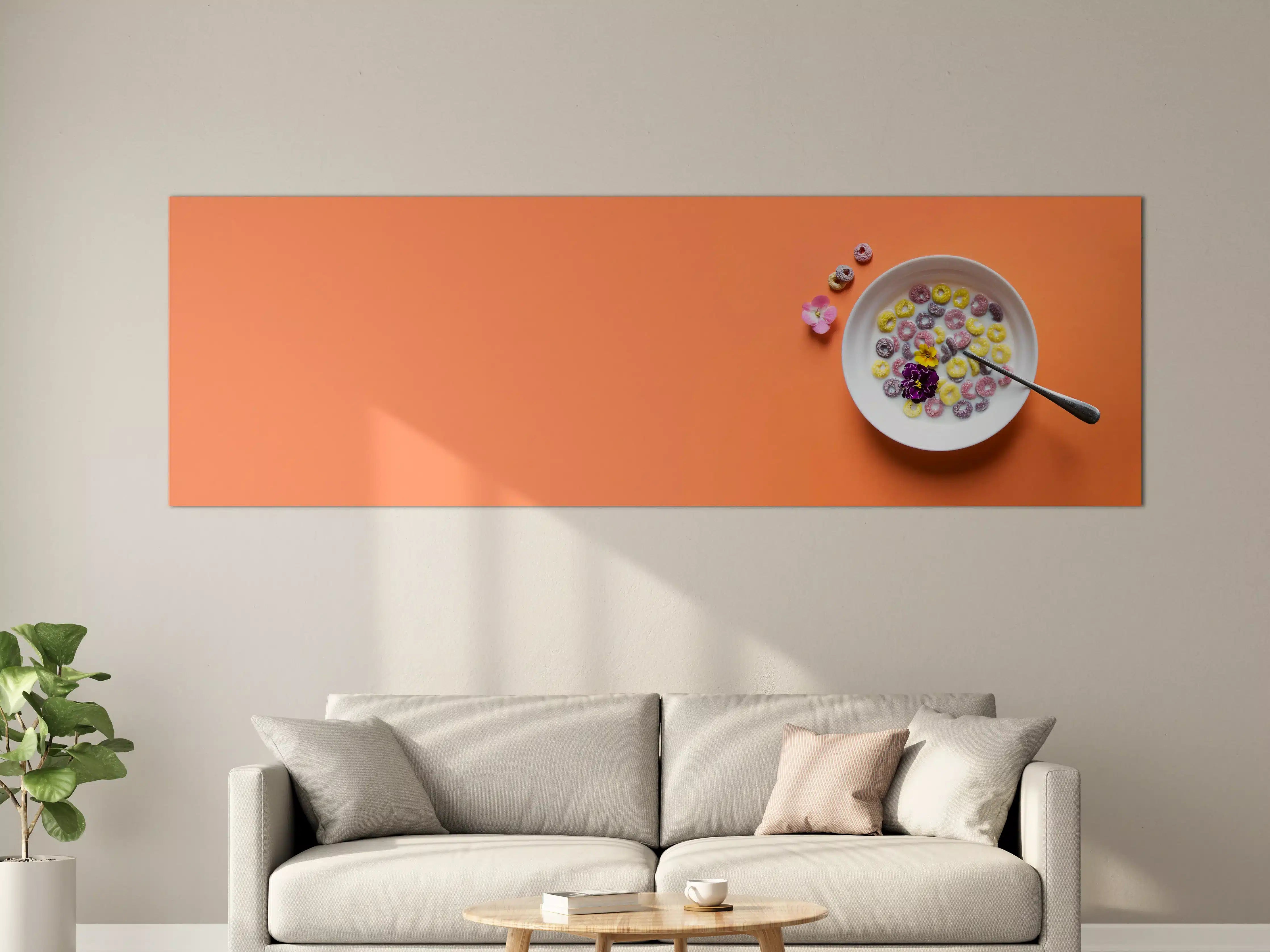 Große Wandbilder - Orange Frühstücks-Bowl