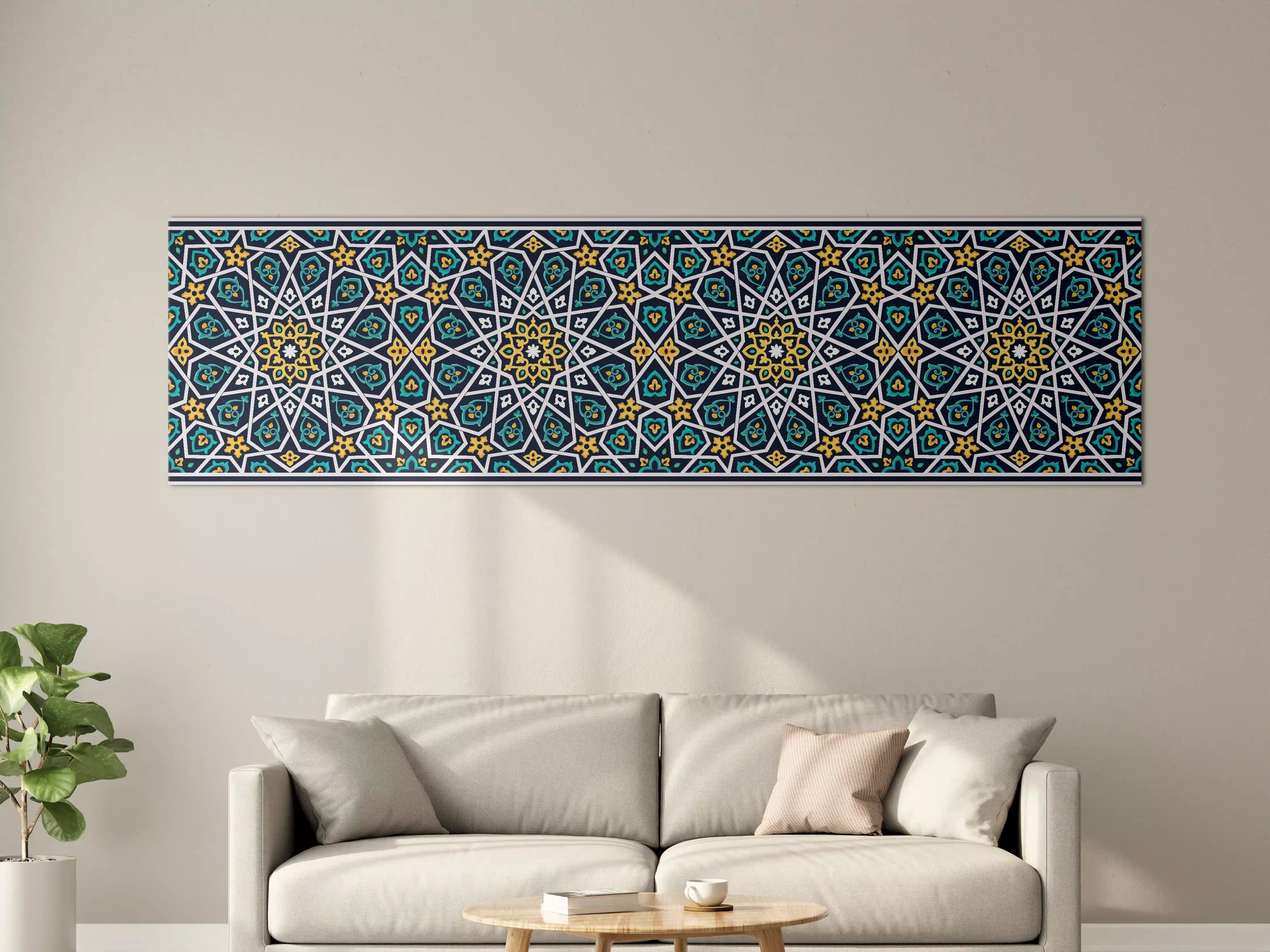 Große Wandbilder - Orientalische Sternstruktur