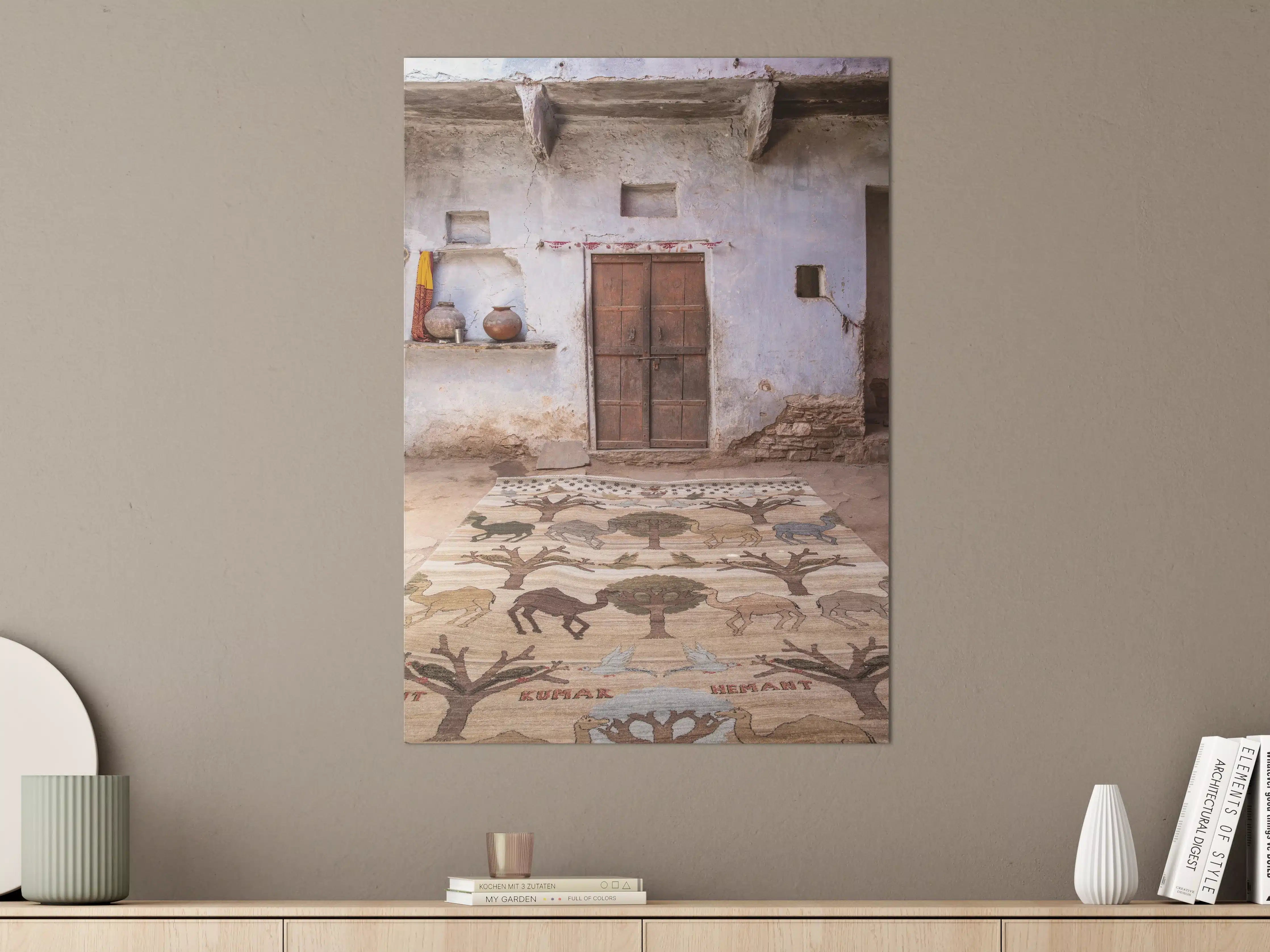 Große Wandbilder - Orientalischer Teppich Antik-Look