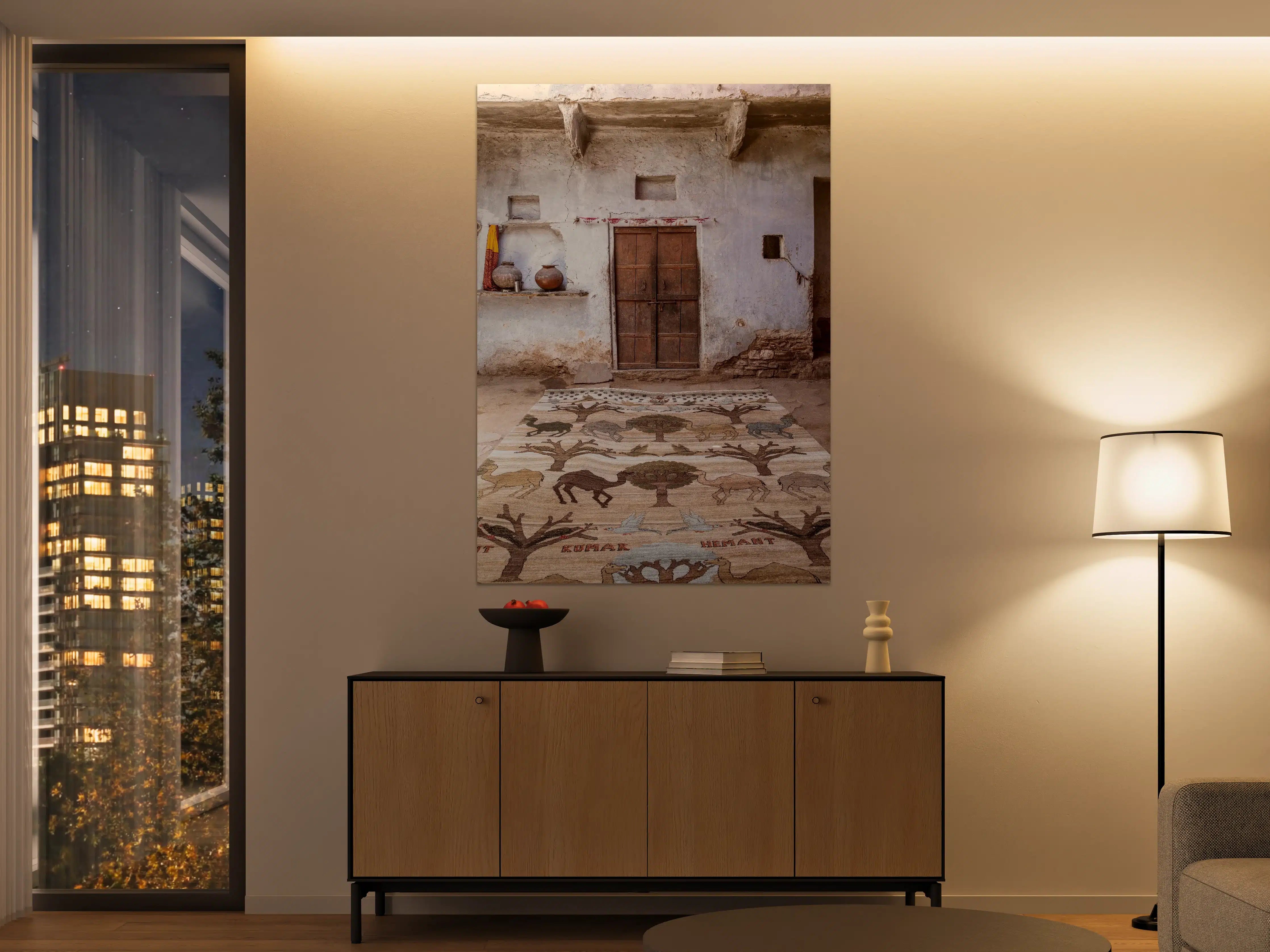 Große Wandbilder - Orientalischer Teppich Antik-Look