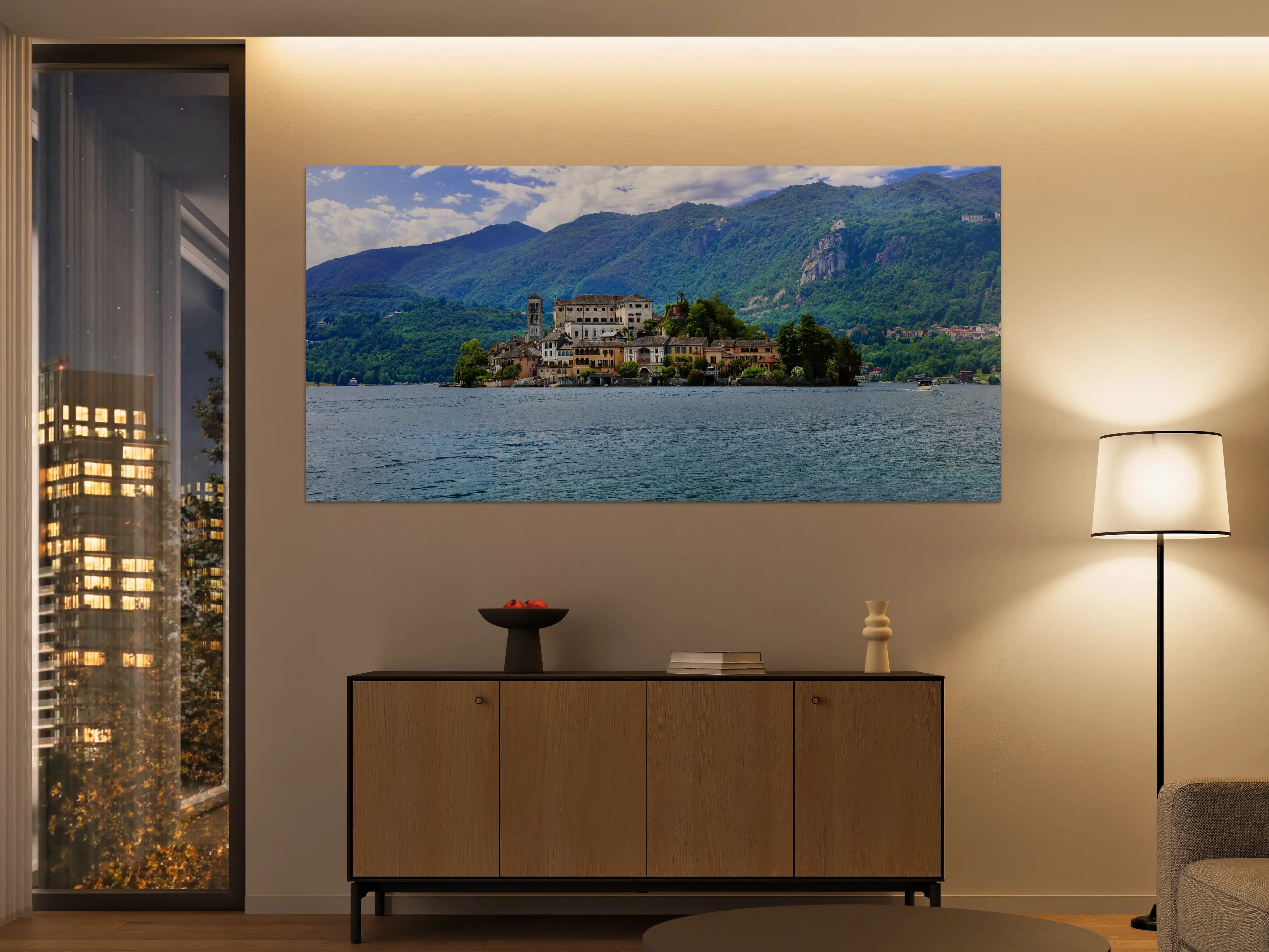 Große Wandbilder - Ortasee - Italien