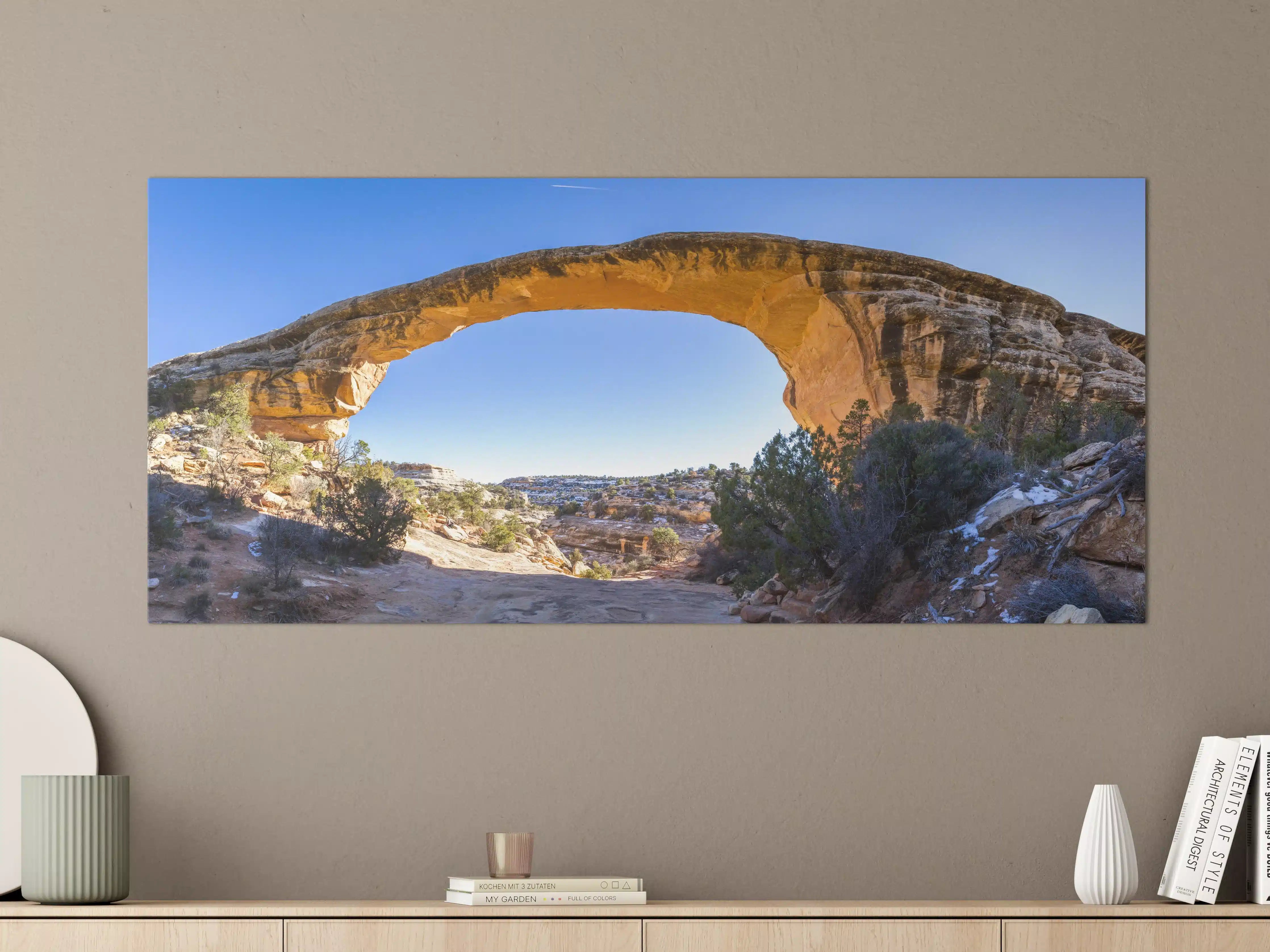 Große Wandbilder - Owachomo Naturbrücke Panorama