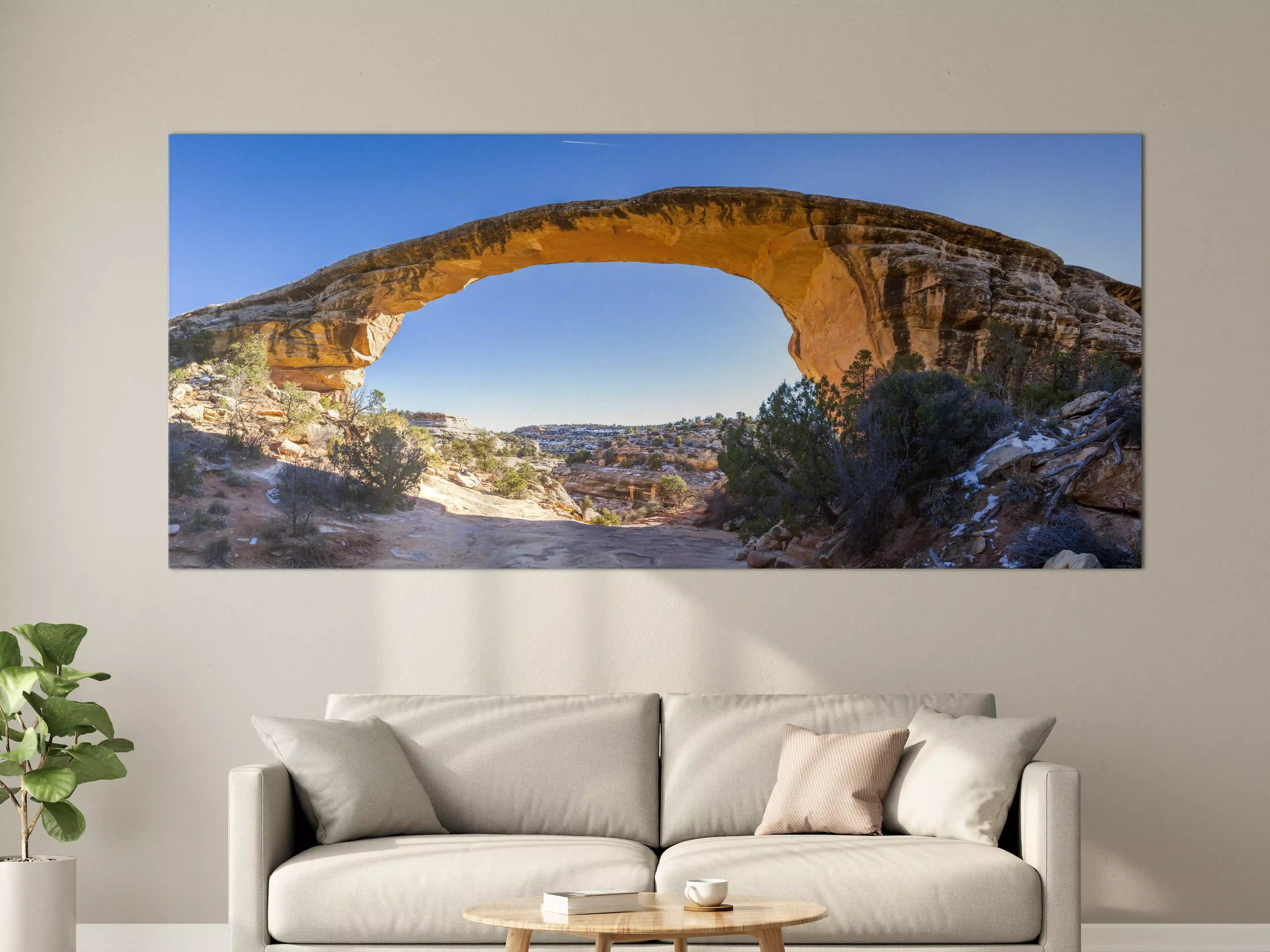 Große Wandbilder - Owachomo Naturbrücke Panorama