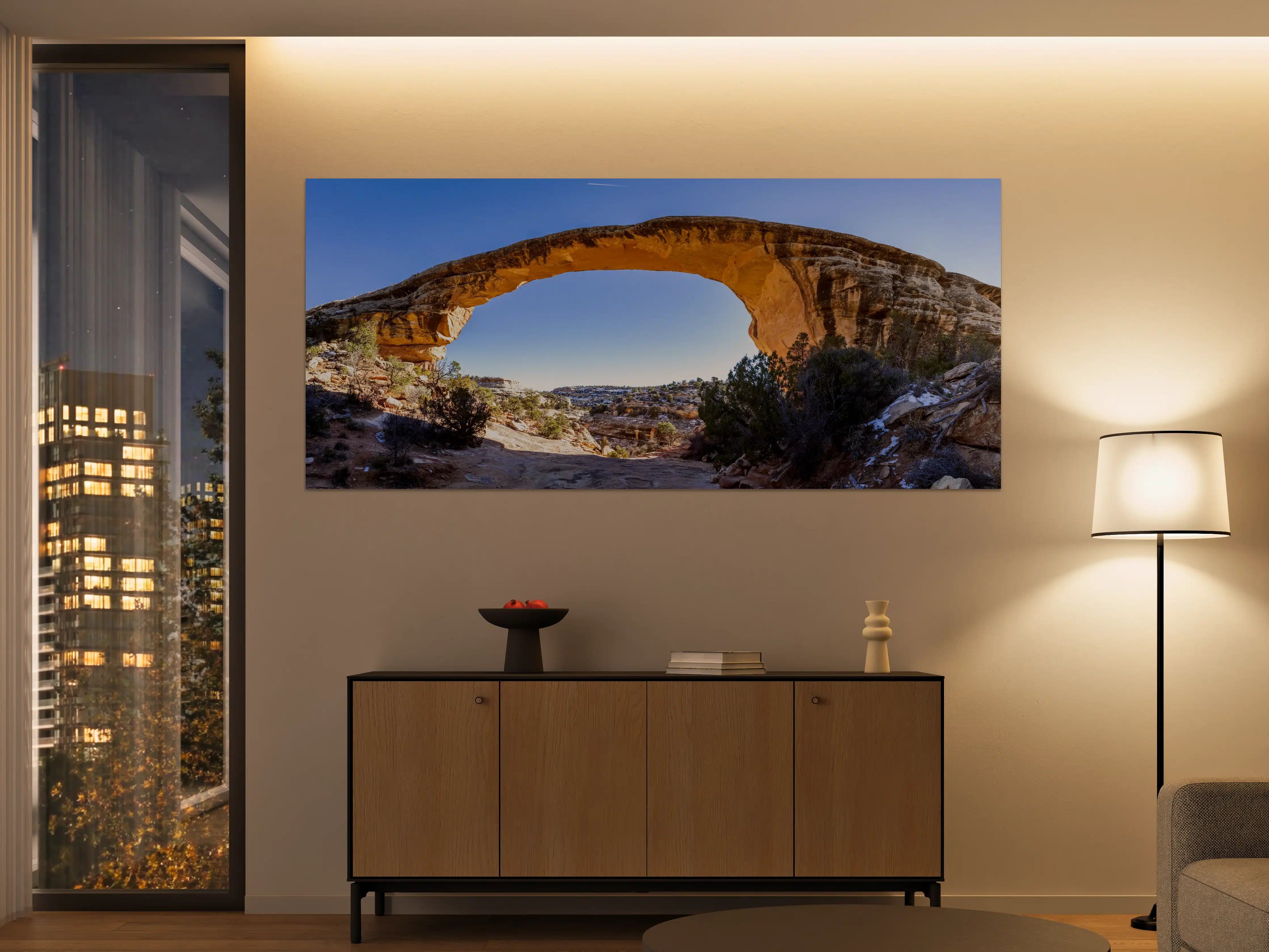 Große Wandbilder - Owachomo Naturbrücke Panorama