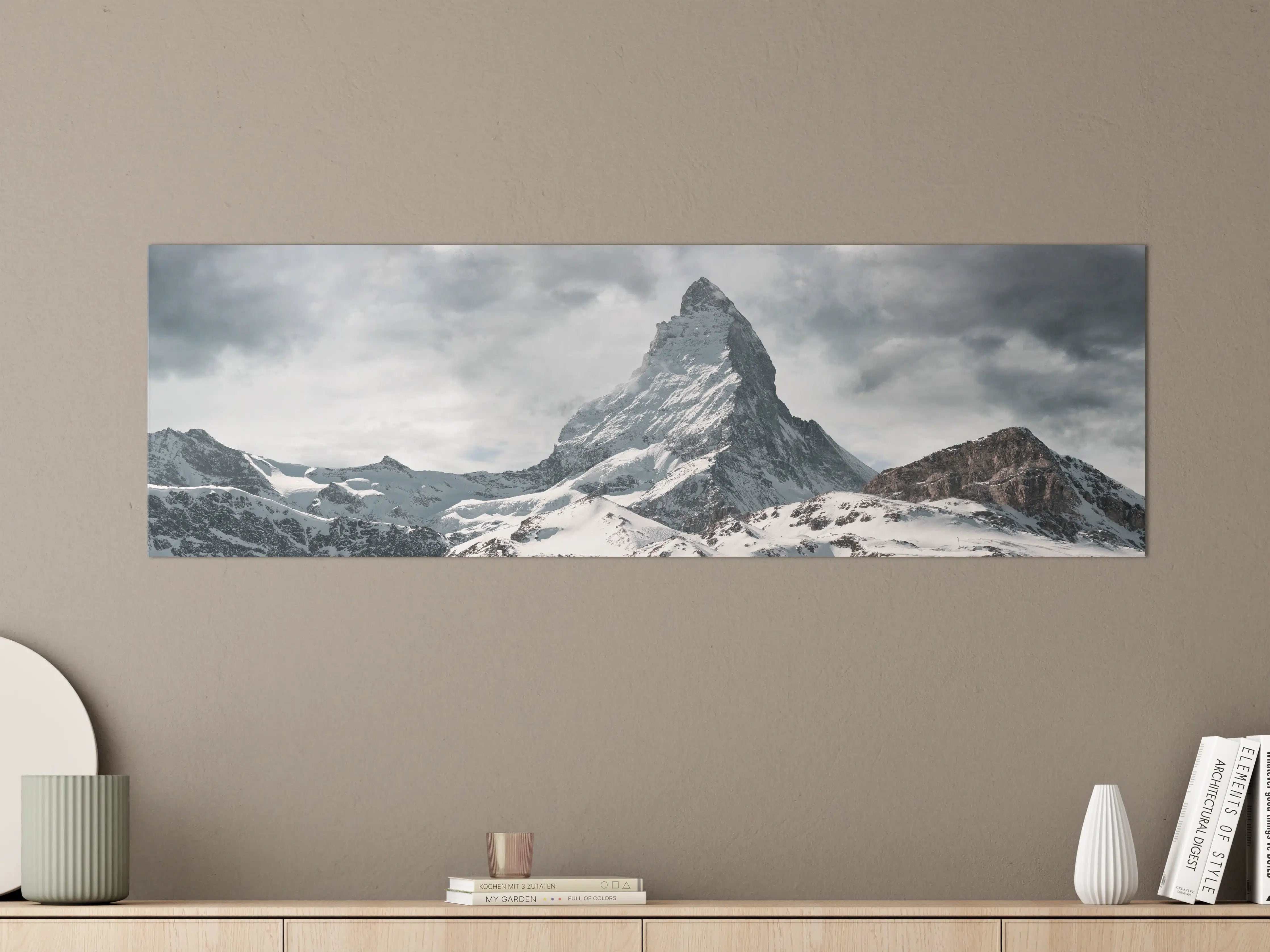 Große Wandbilder - Panorama - Majestätischer Matterhorn - Alpen