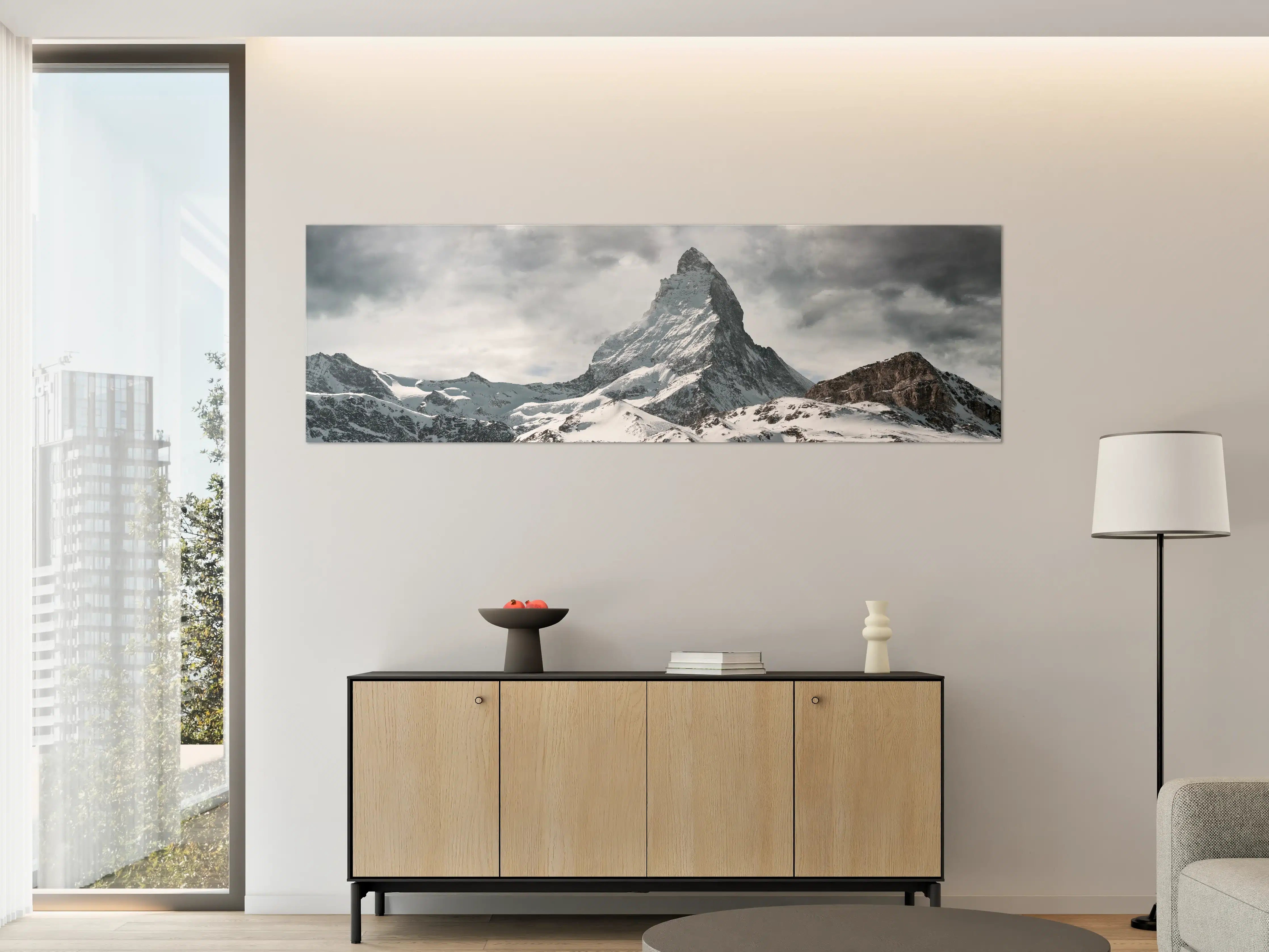 Große Wandbilder - Panorama - Majestätischer Matterhorn - Alpen