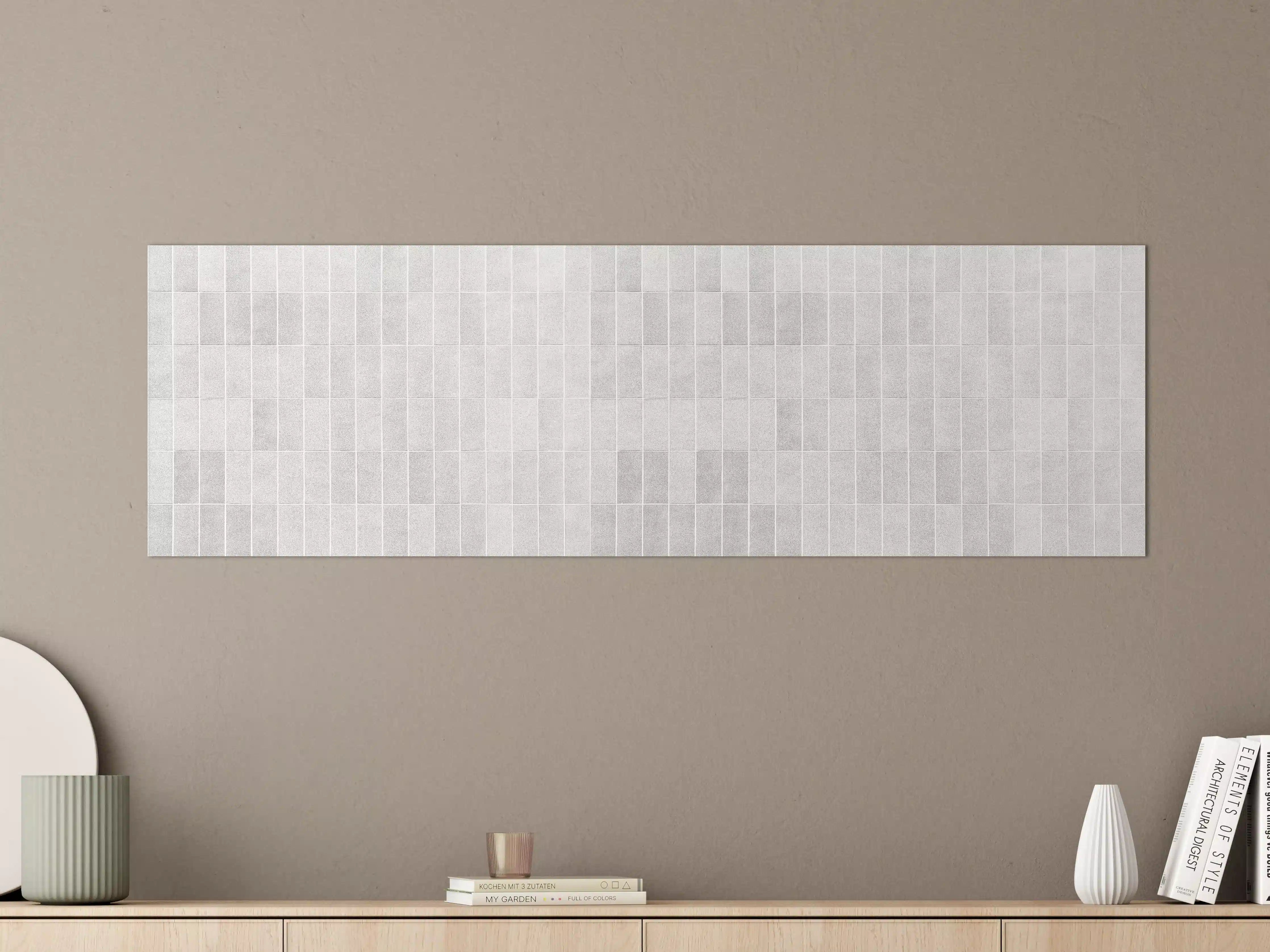 Große Wandbilder - Panorama - Vintage weißen Fliesen