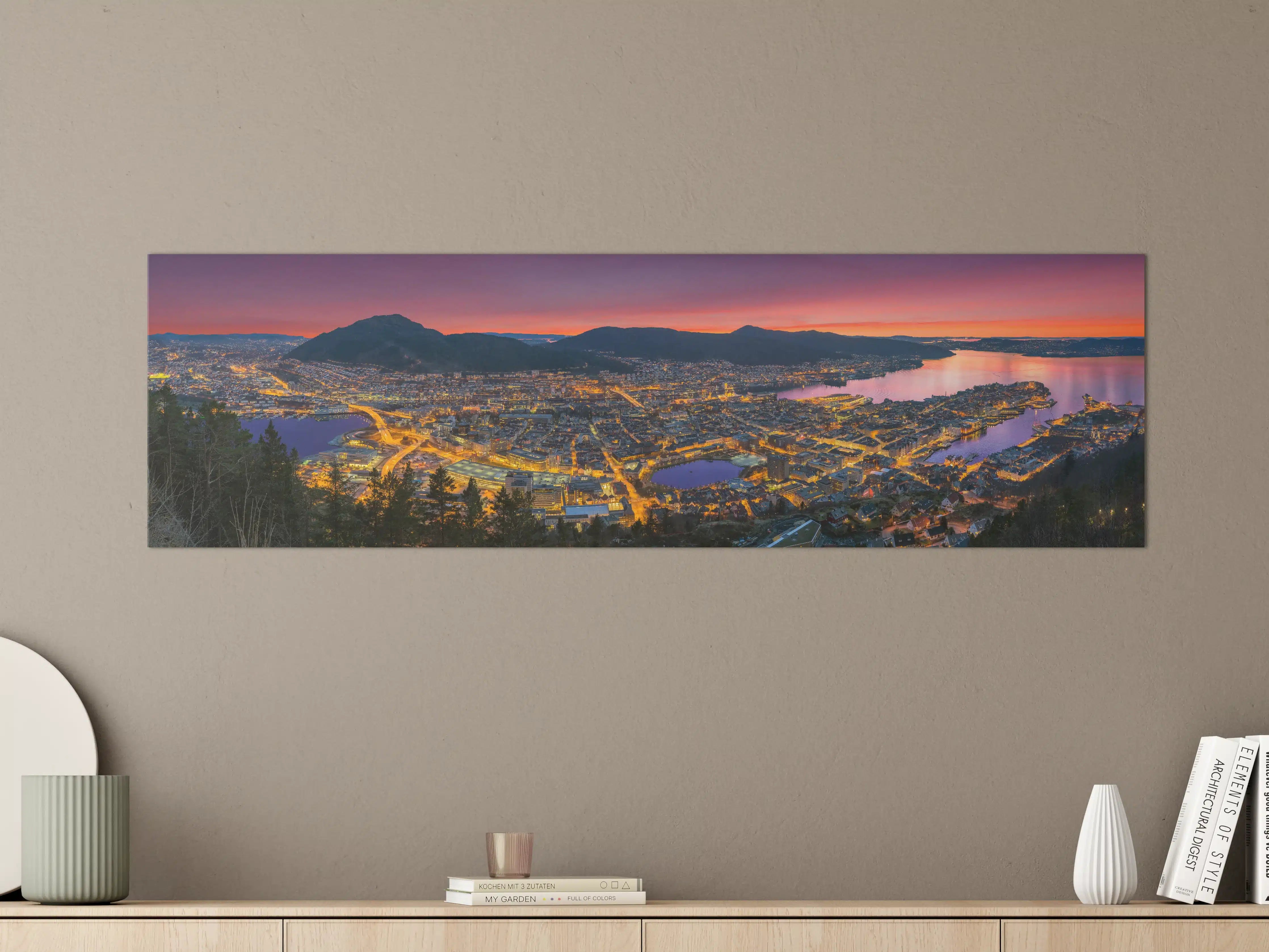Große Wandbilder - Panorama Floyen - Norwegen