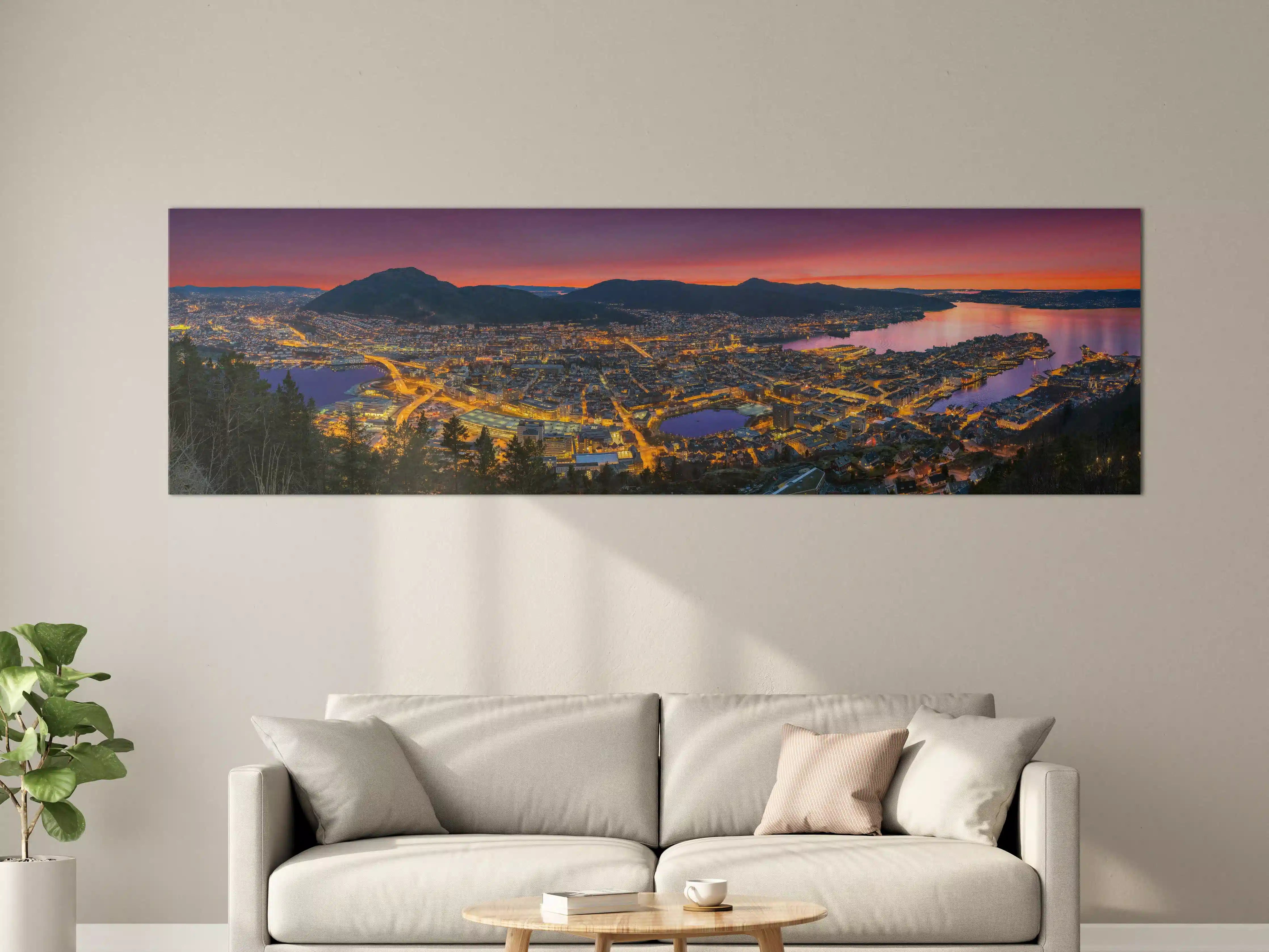 Große Wandbilder - Panorama Floyen - Norwegen