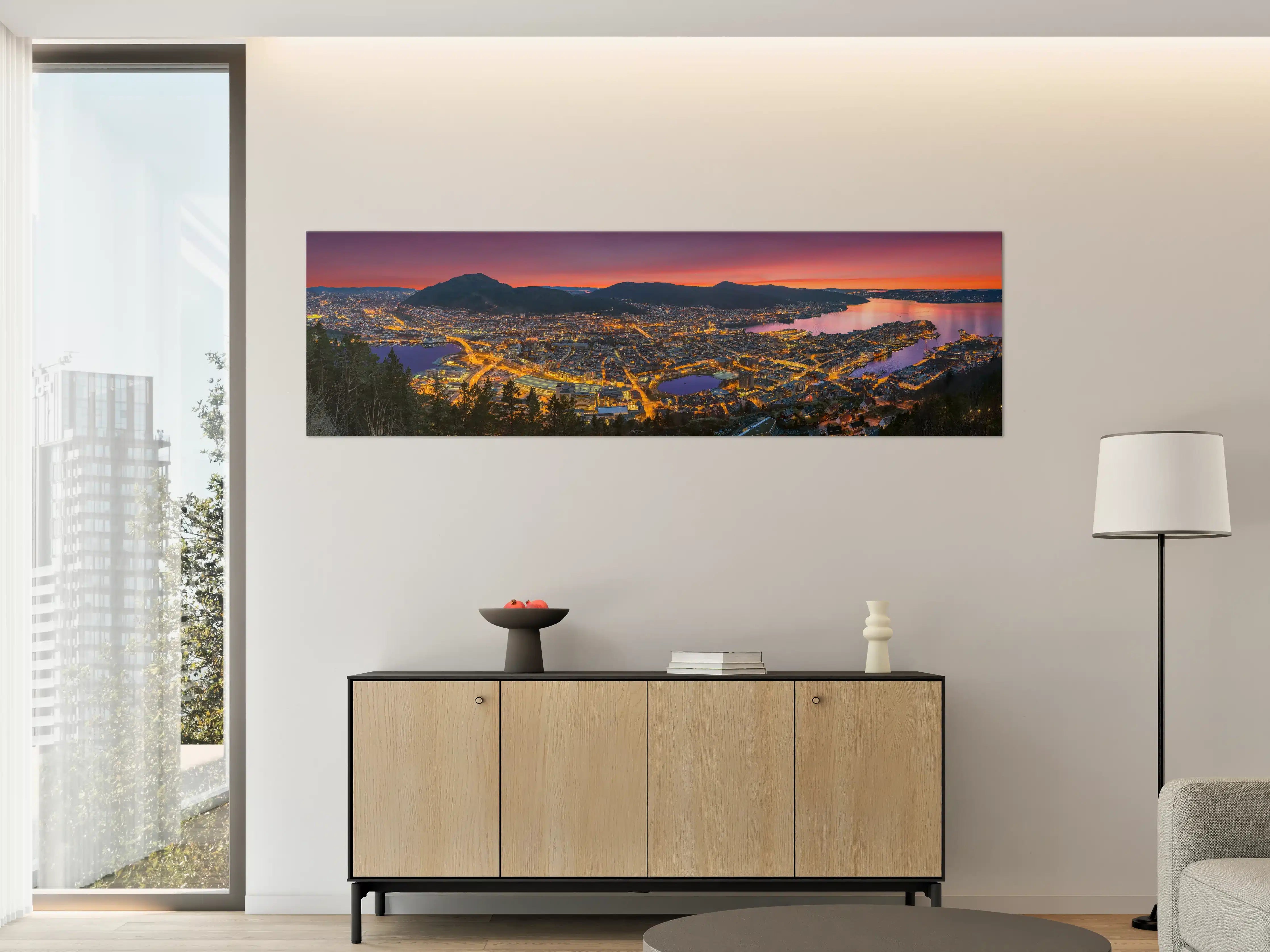 Große Wandbilder - Panorama Floyen - Norwegen