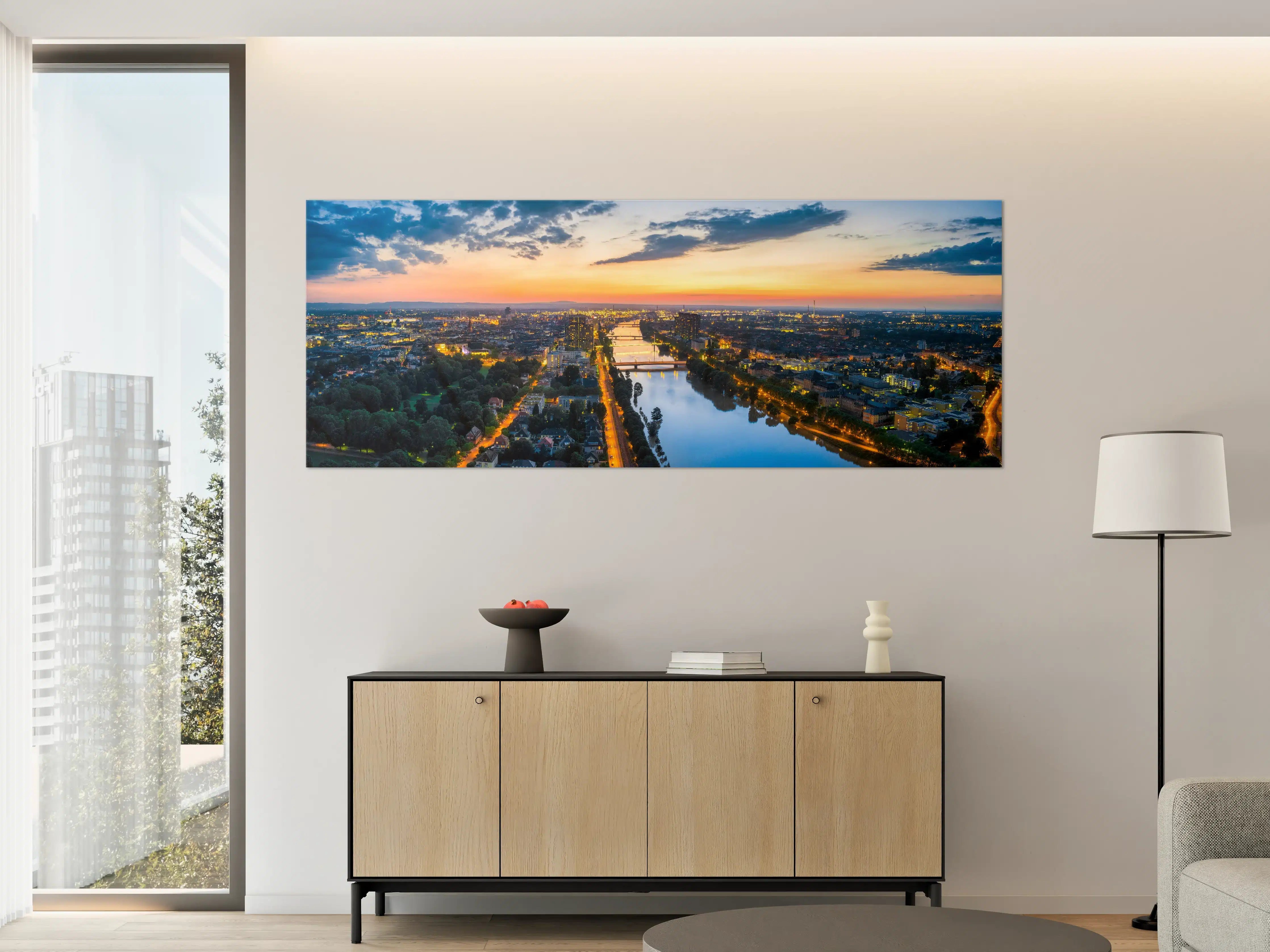 Große Wandbilder - Panorama Mannheim und Ludwigshafen